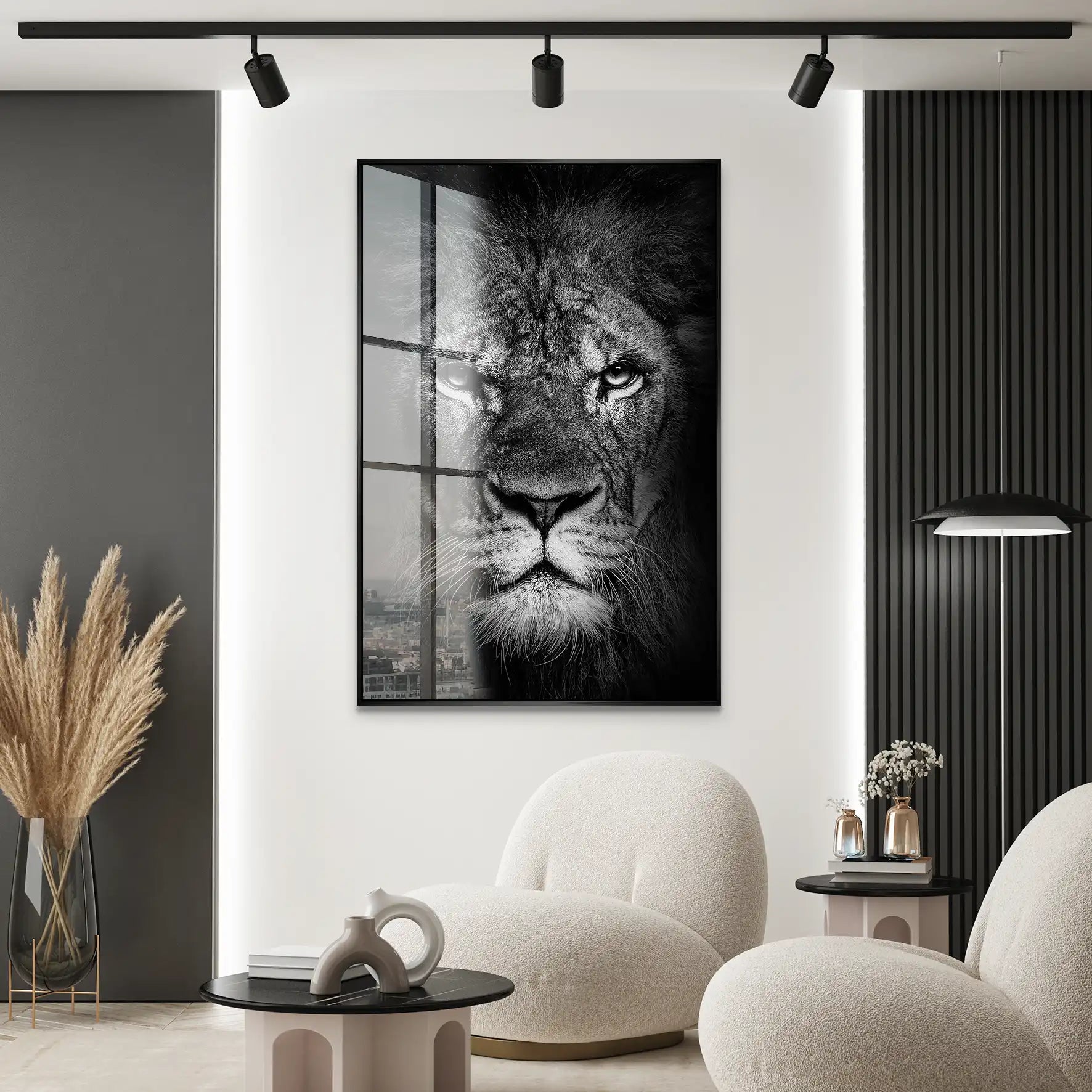 Lion Head Acrylglas Bild INGALERIE