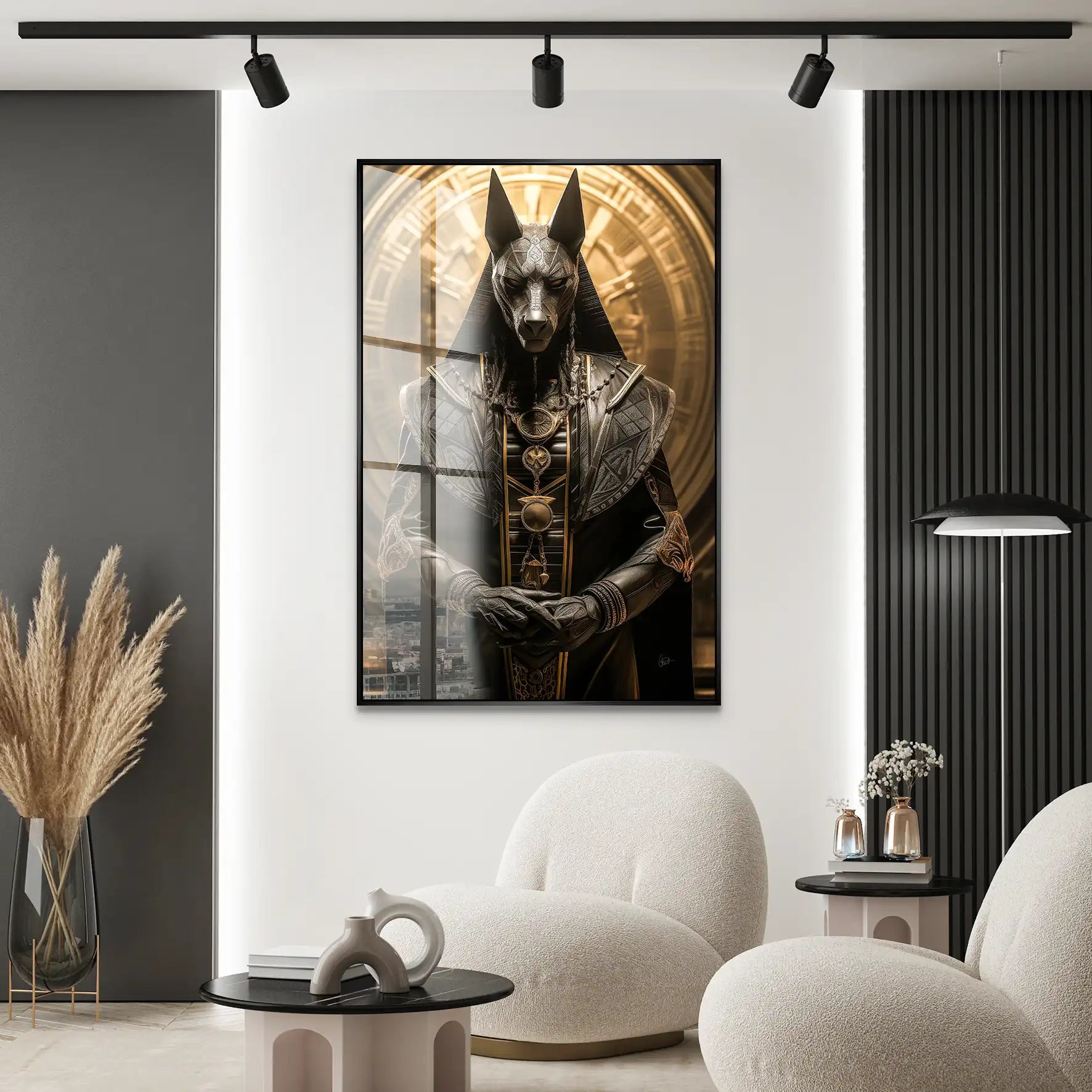 Anubis Mystik Acrylglas Bild INGALERIE