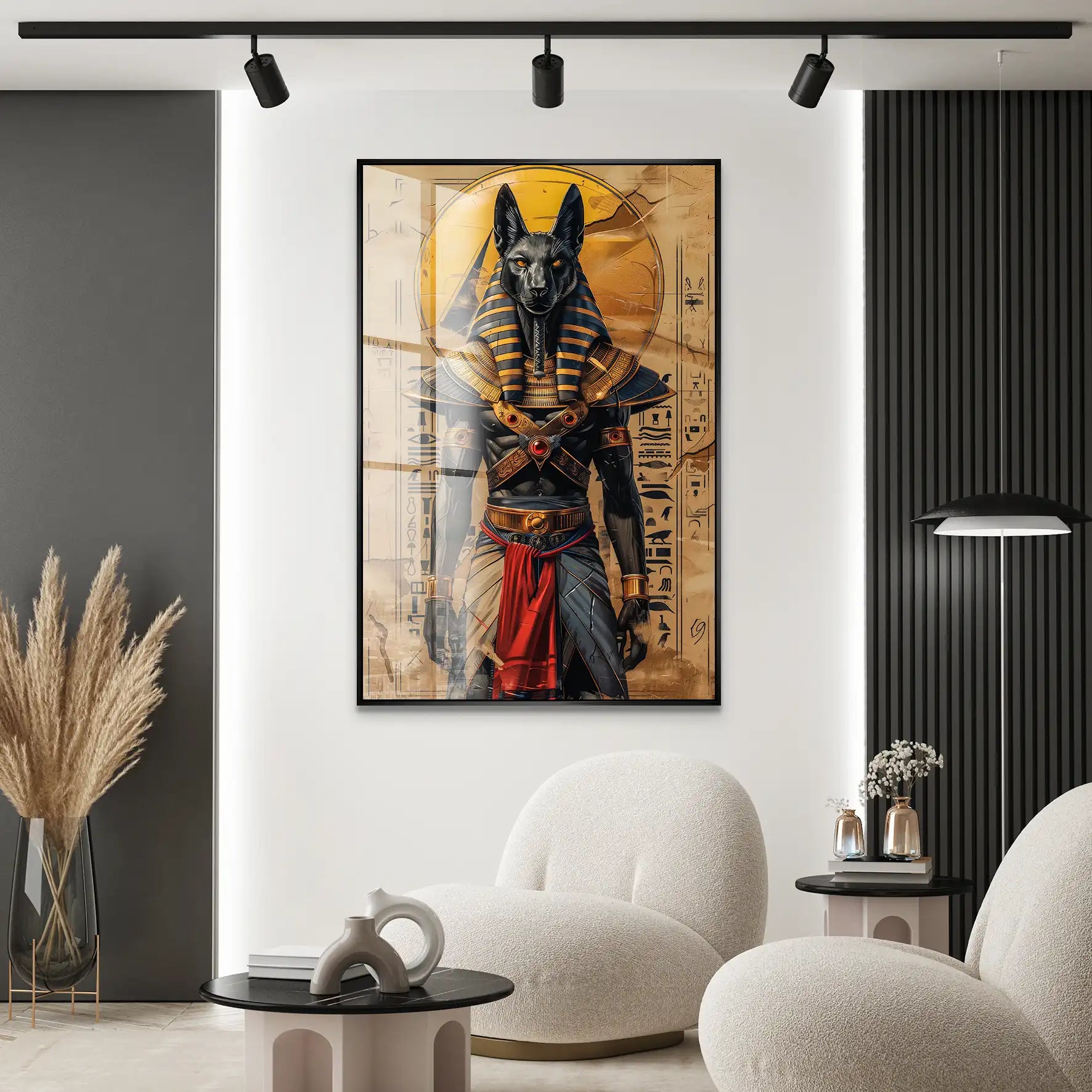 Anubis Modern Style Acrylglas Bild INGALERIE