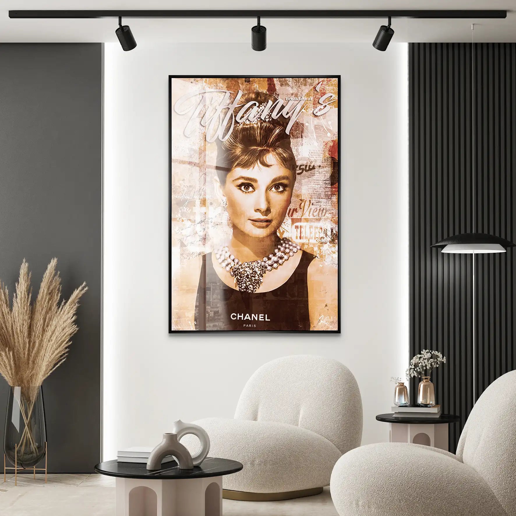 Audrey Tiffany Retro Art Acrylglas Bild INGALERIE