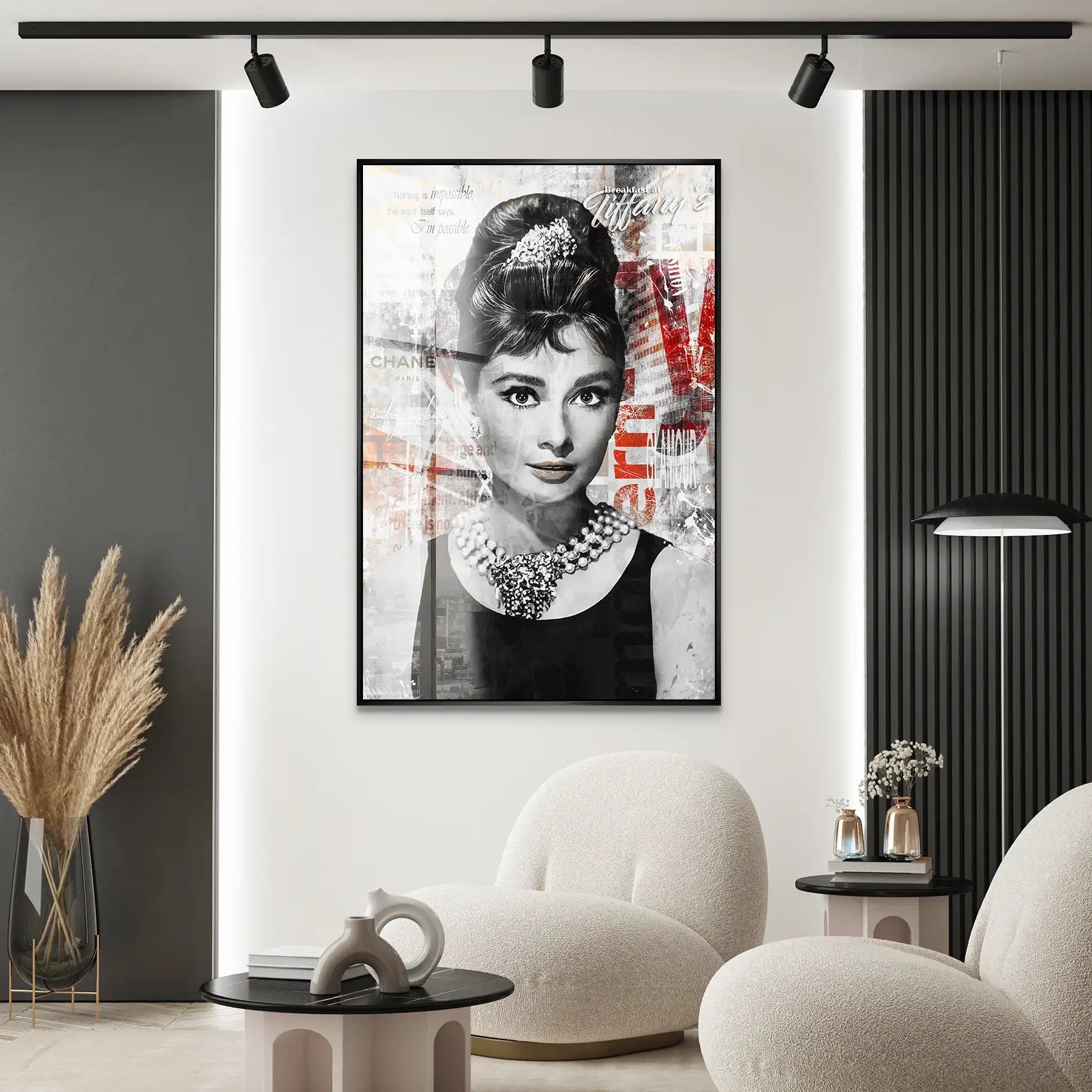 Audrey Glamour Style Acrylglas Bild INGALERIE