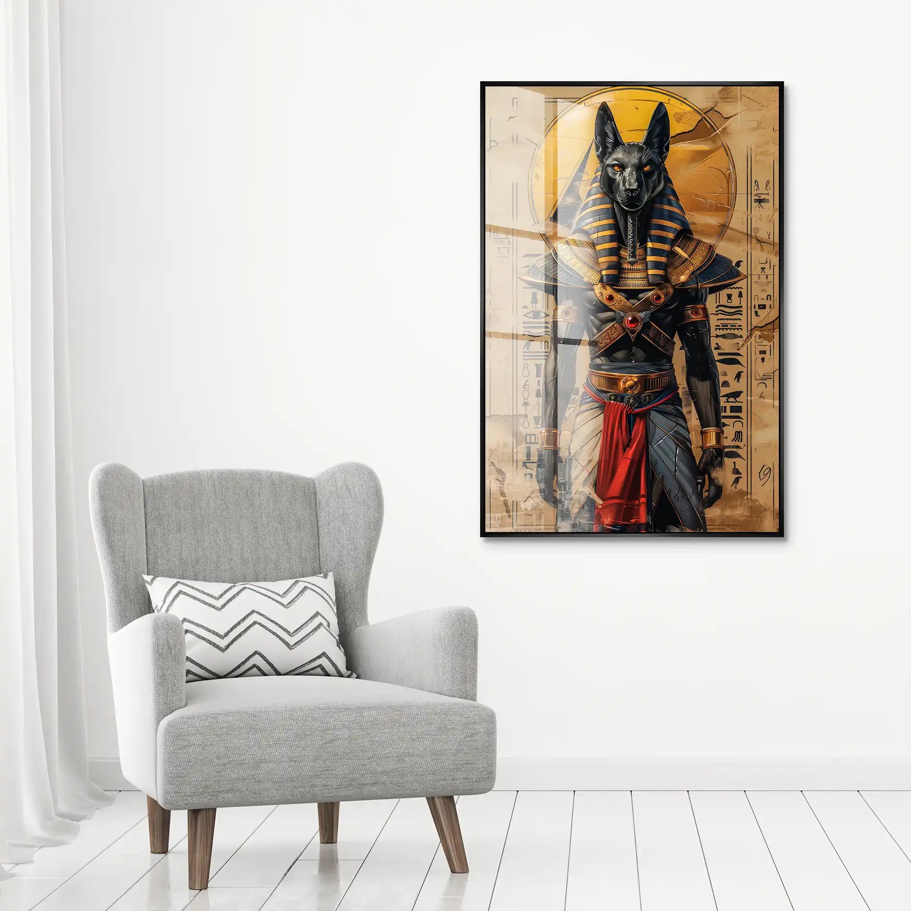 Anubis Modern Style Acrylglas Bild INGALERIE