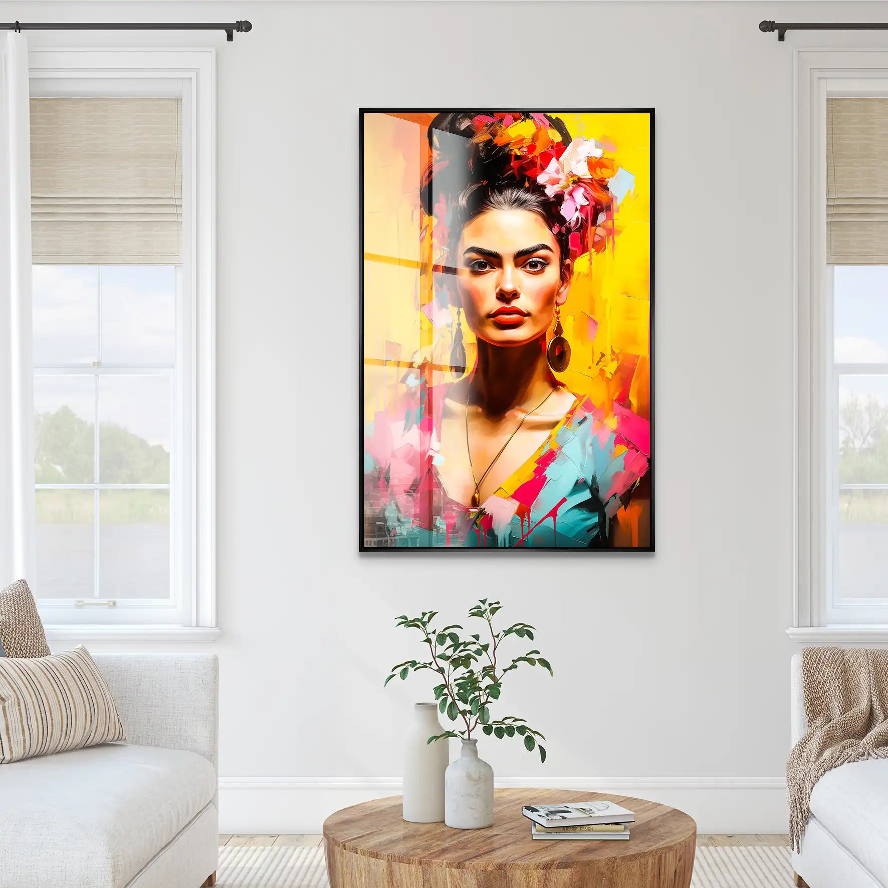 Frida Beauty Flower Acrylglas Bild INGALERIE