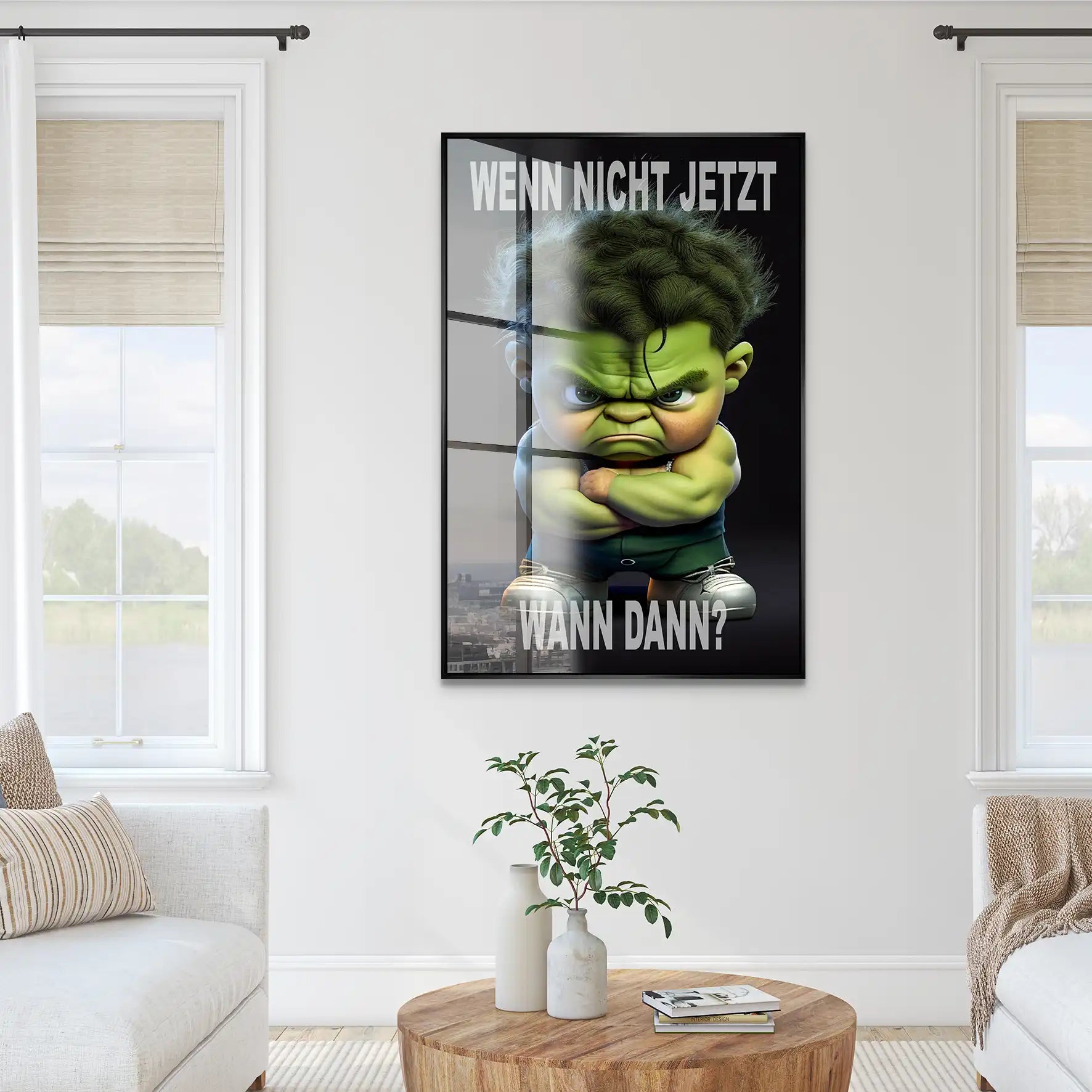 Kleiner Hulk Acrylglas Bild INGALERIE