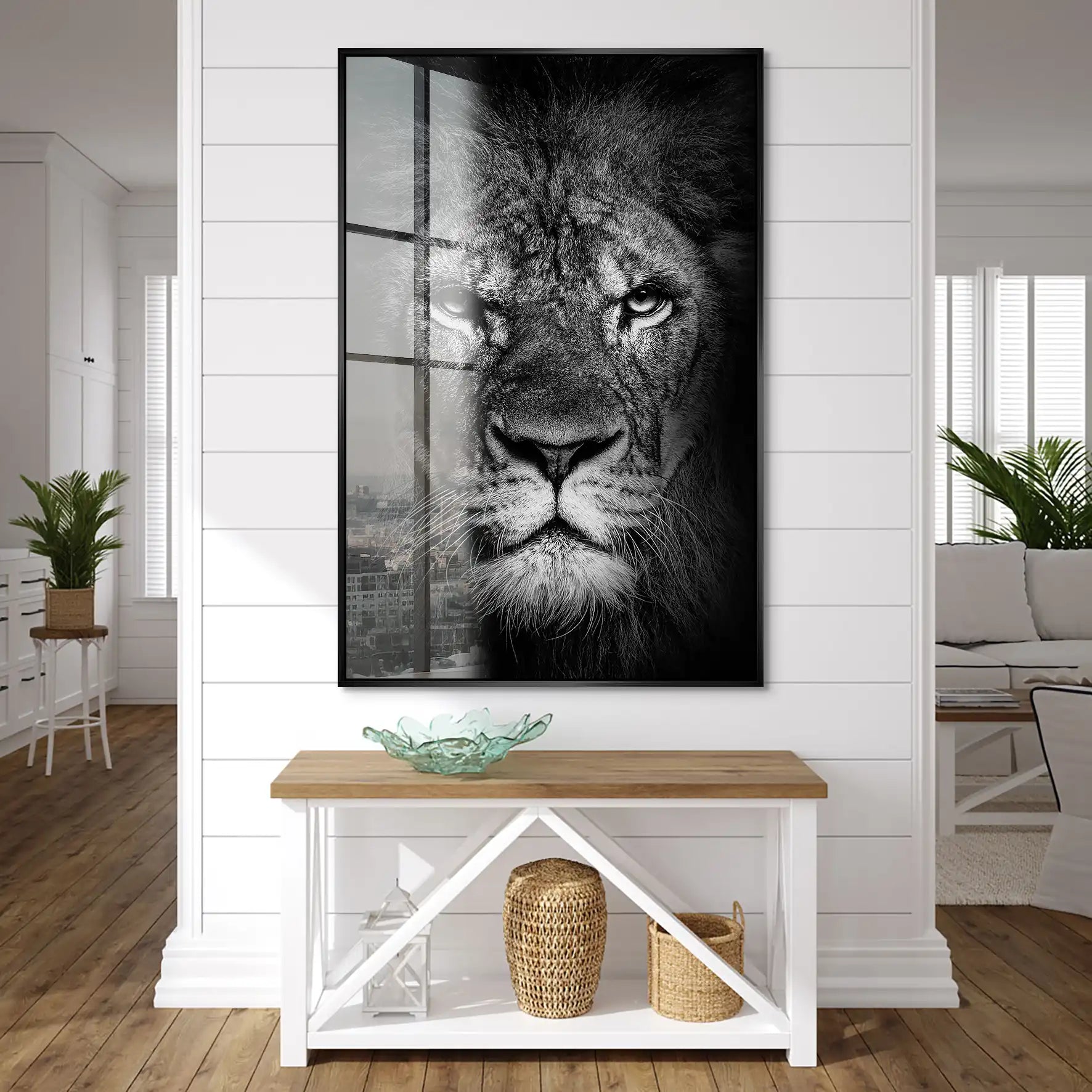 Lion Head Acrylglas Bild INGALERIE