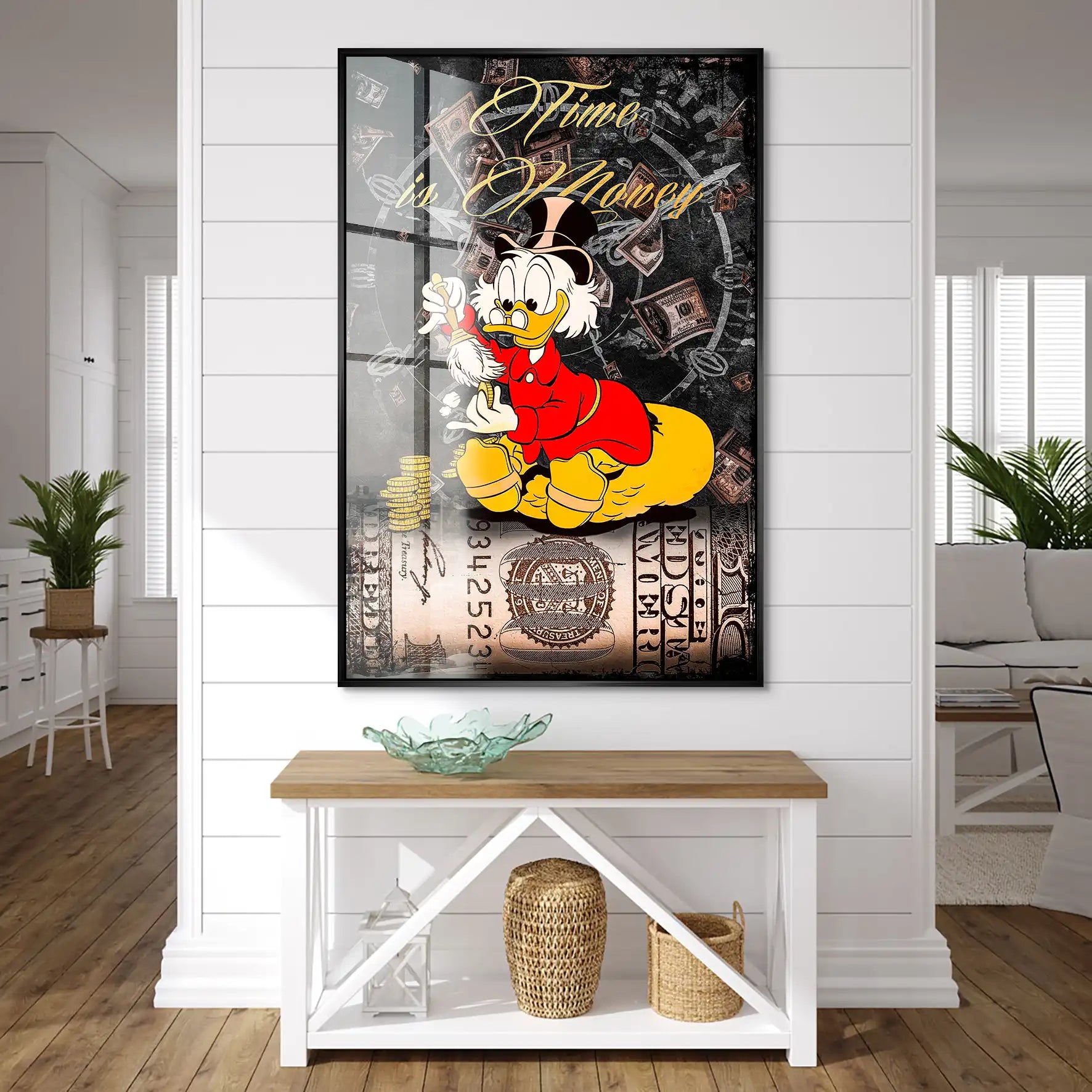 Dagobert Money Style Acrylglas Bild INGALERIE