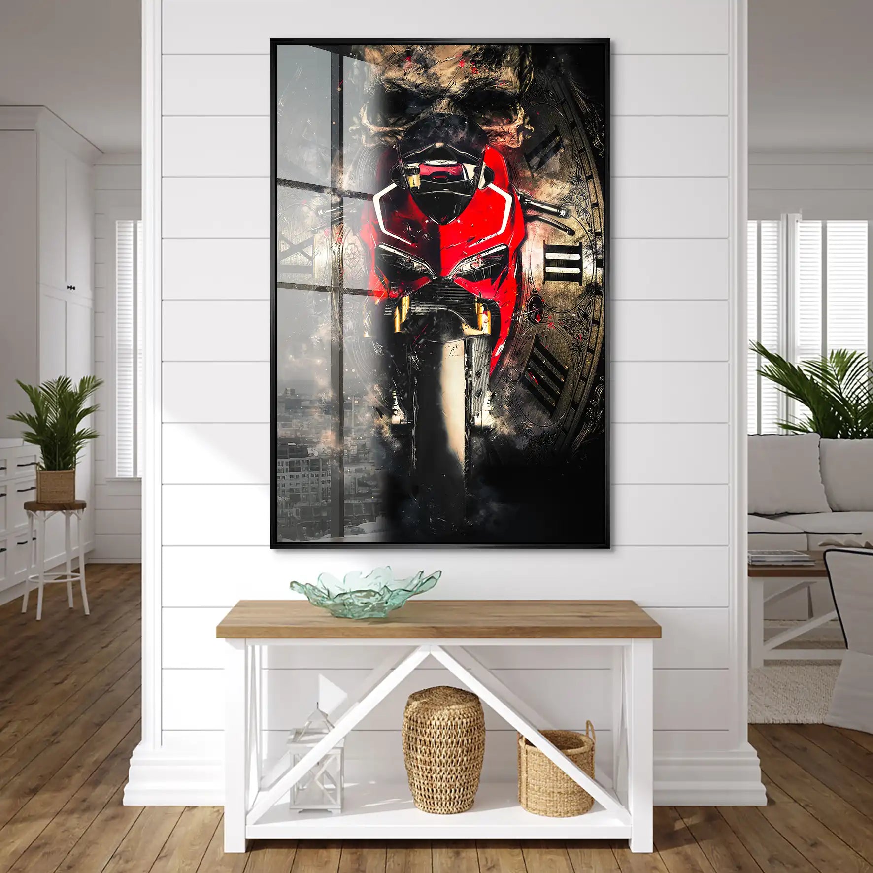 Ducati Totenkof Acrylglas Bild INGALERIE