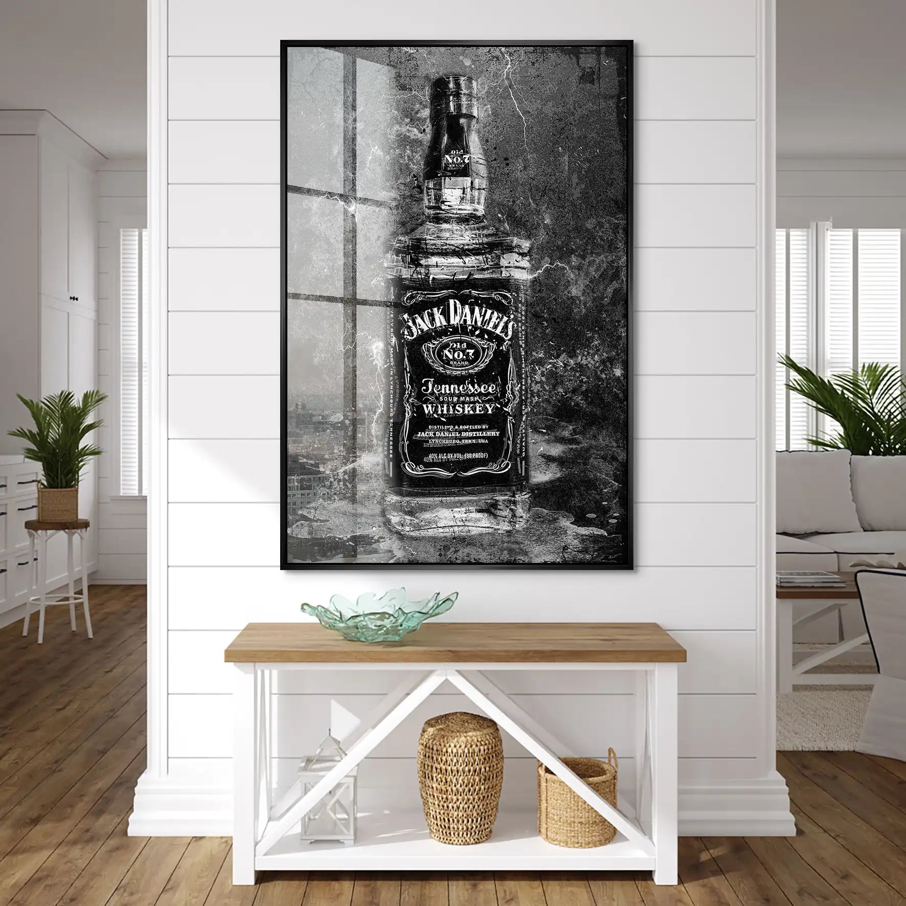 Jack Whisky Black Style Acrylglas Bild INGALERIE