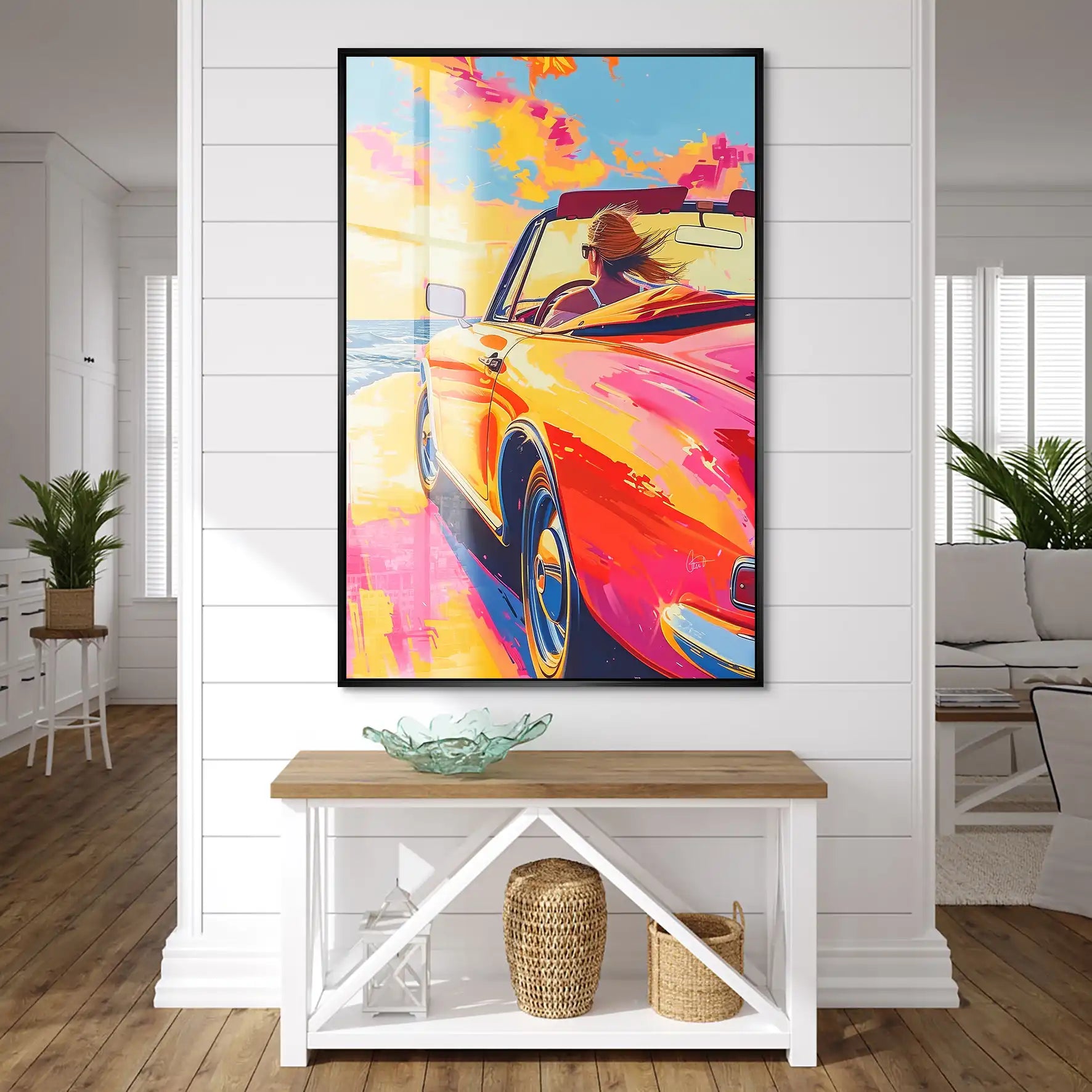 Beach Art Acrylglas Bild INGALERIE