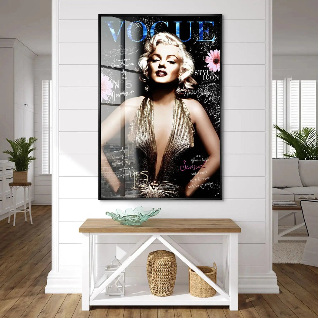 Marilyn Glamour Acrylglas Bild INGALERIE