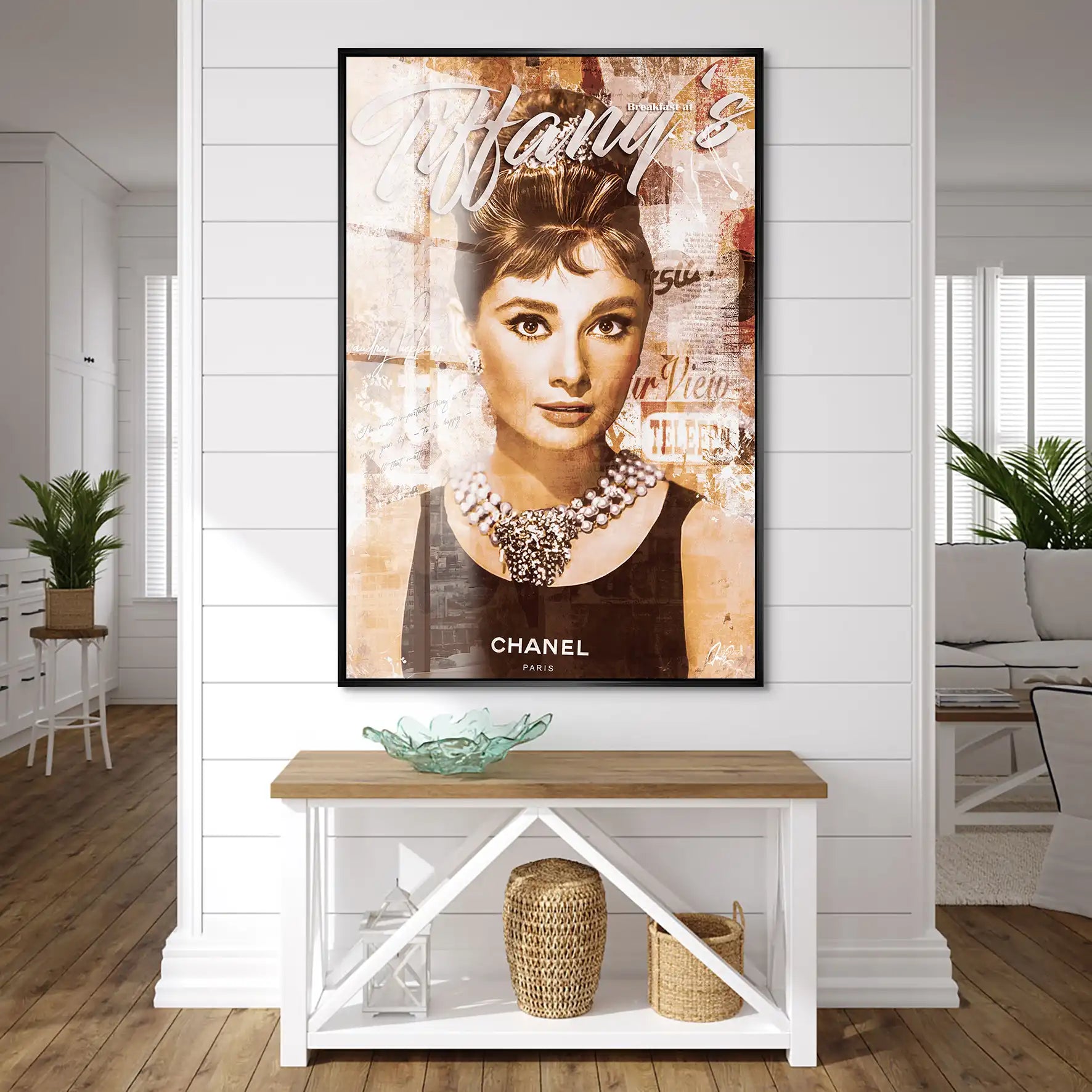 Audrey Tiffany Retro Art Acrylglas Bild INGALERIE