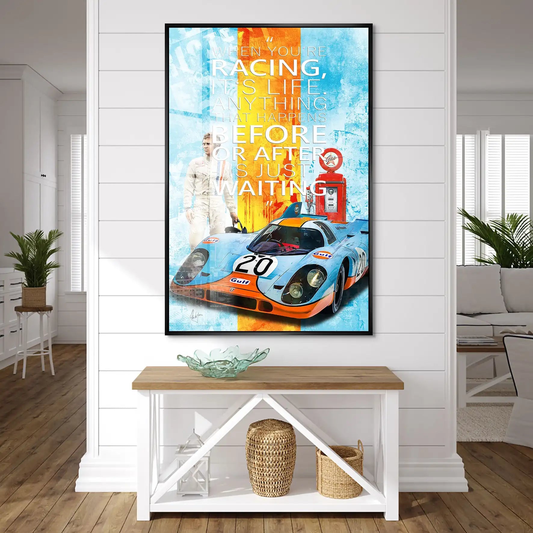 Steve Gulf Porsche 917 Acrylglas Bild INGALERIE