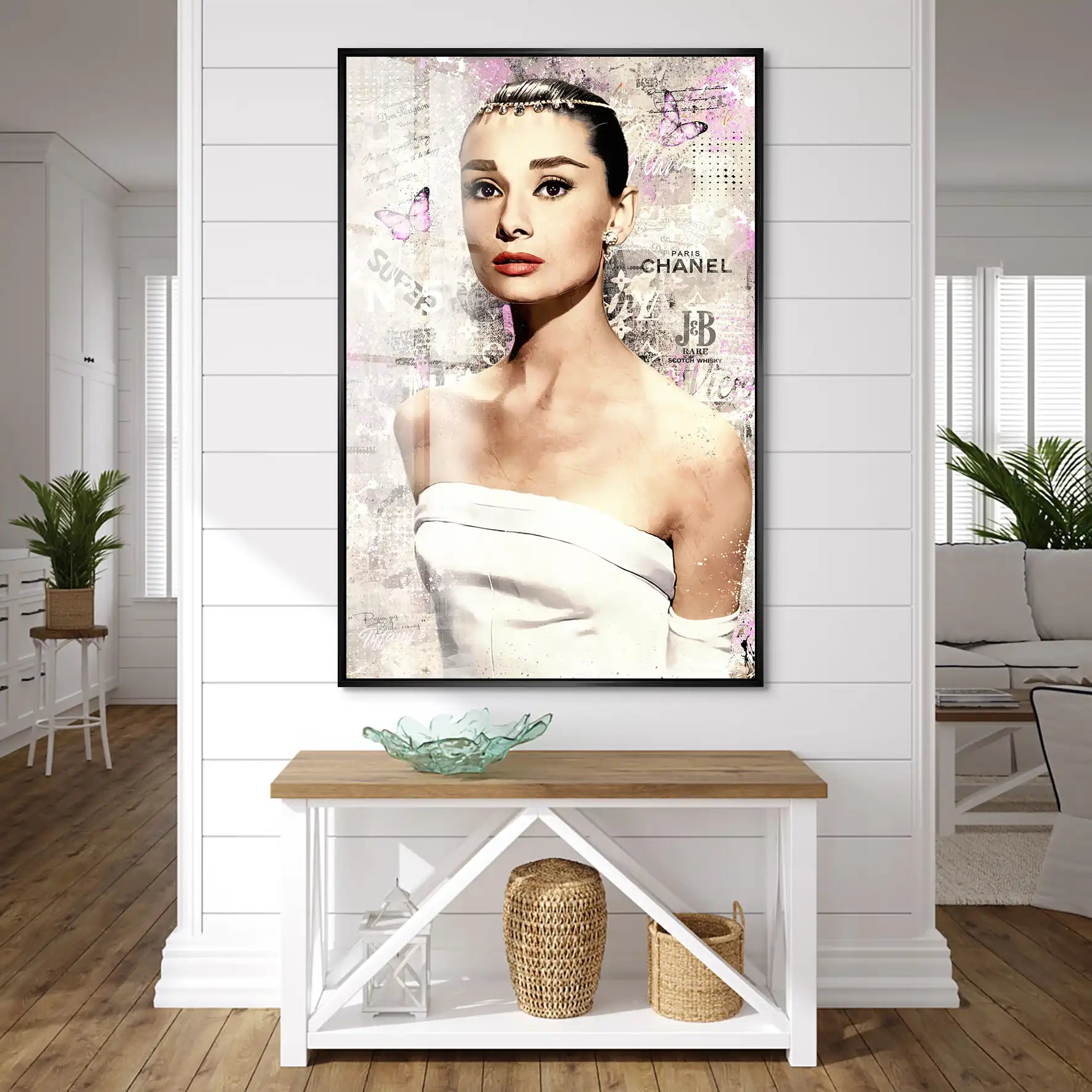 Audrey Hepburn Modern Style Pop Art Acrylglas Bild INGALERIE