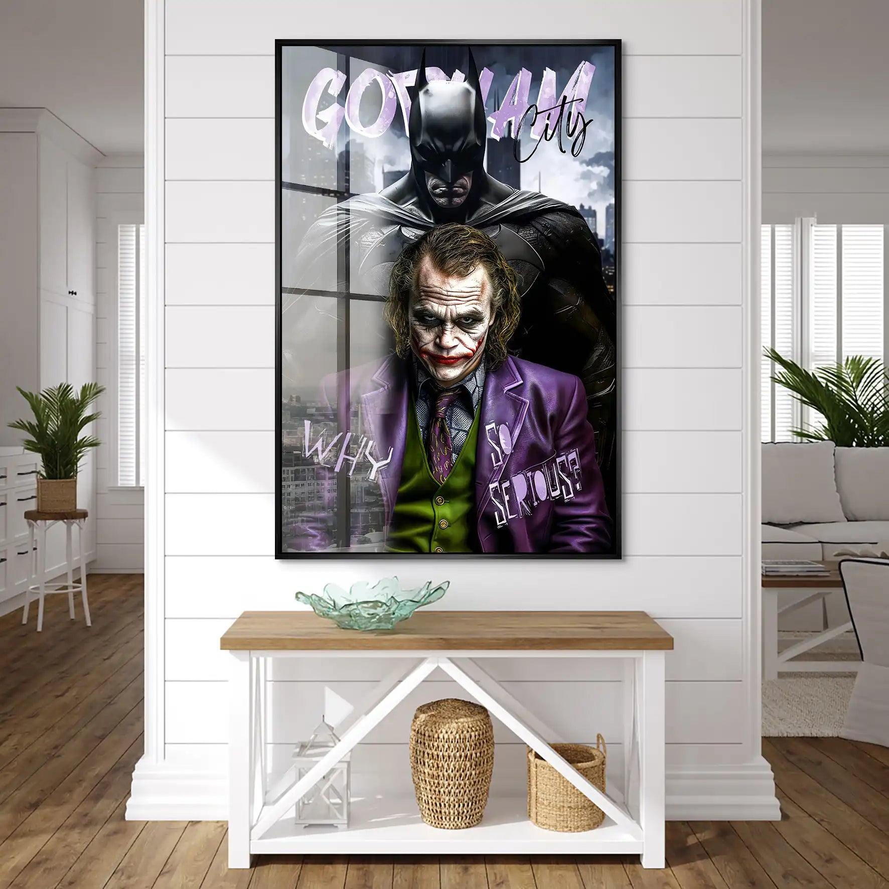 Batman Joker Acrylglas Bild INGALERIE