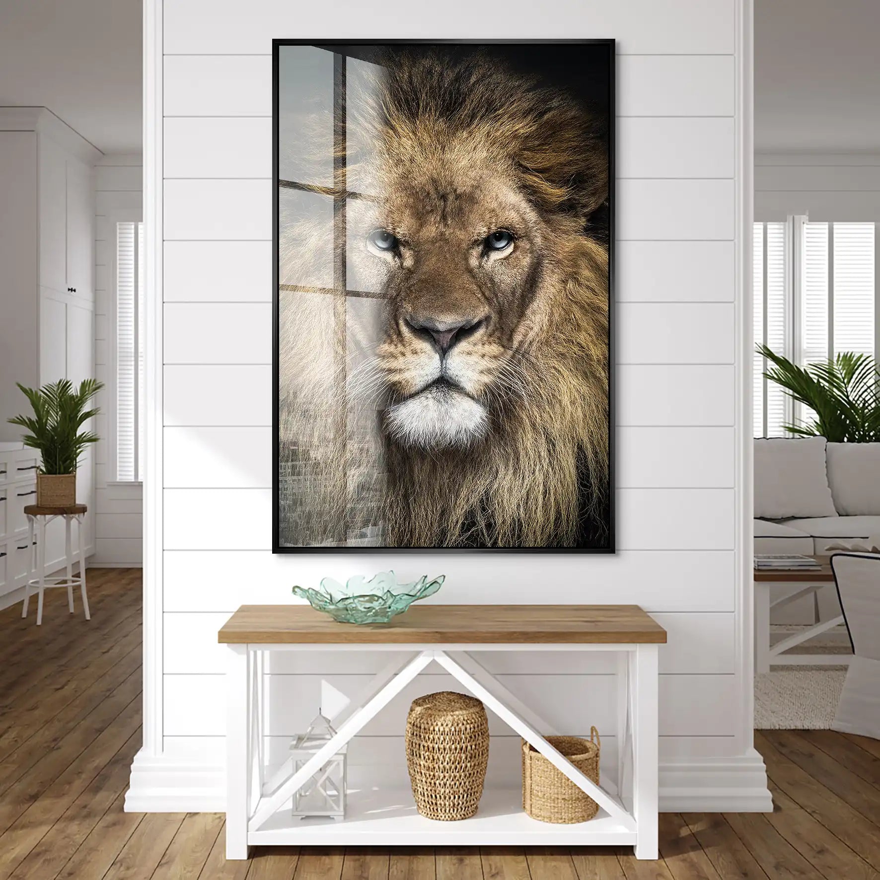 Lion Portrait Acrylglas Bild INGALERIE