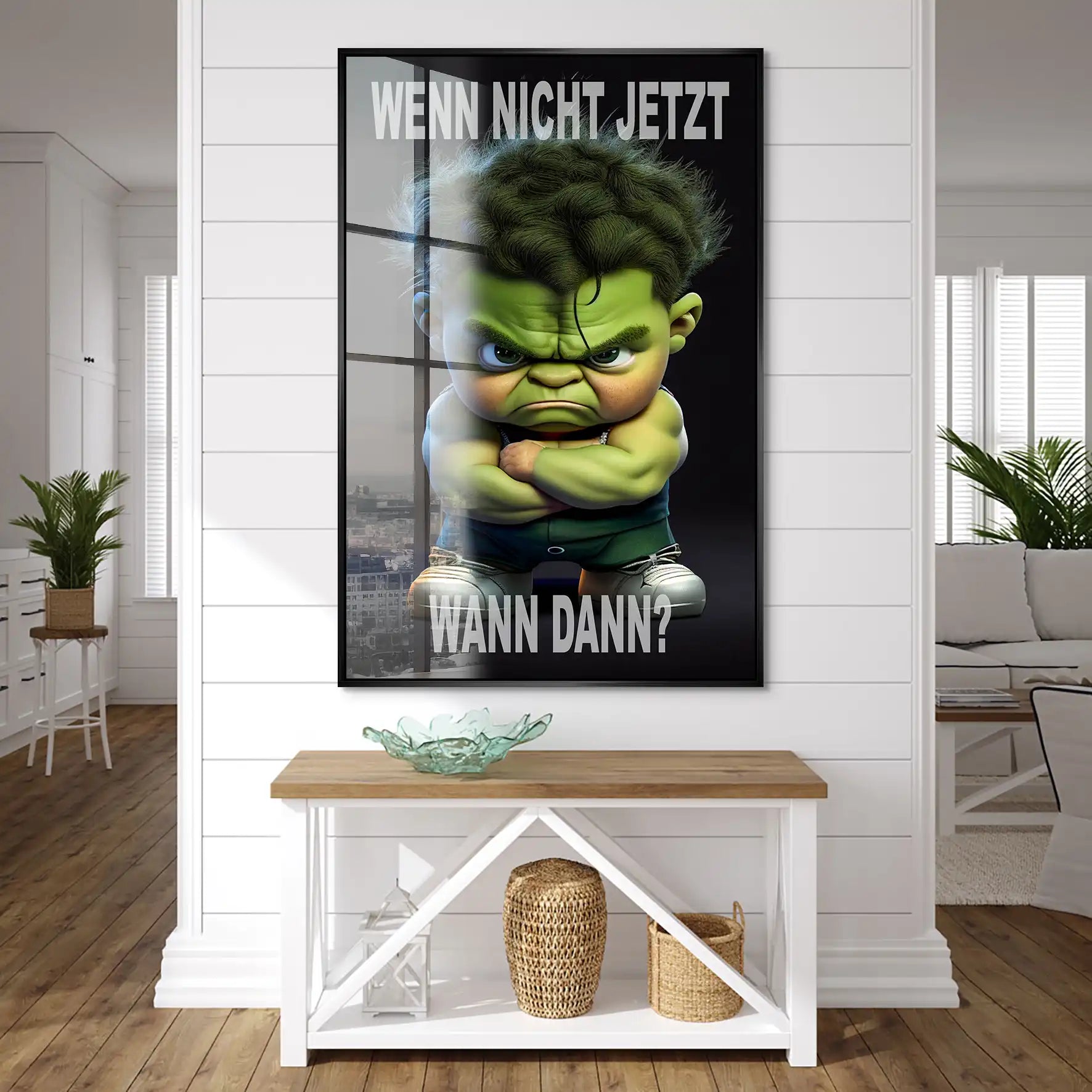 Kleiner Hulk Acrylglas Bild INGALERIE