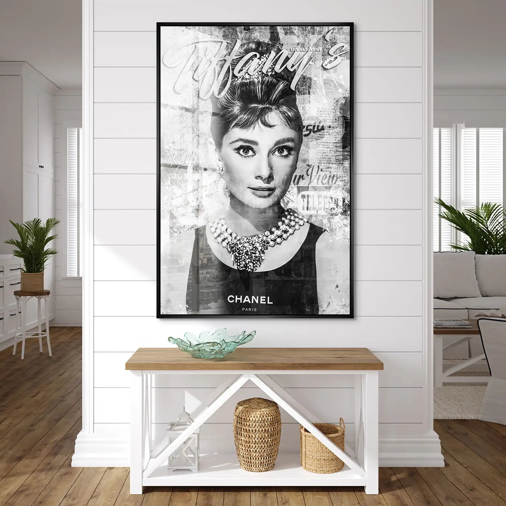 Audrey Tiffany Black Art Acrylglas Bild INGALERIE