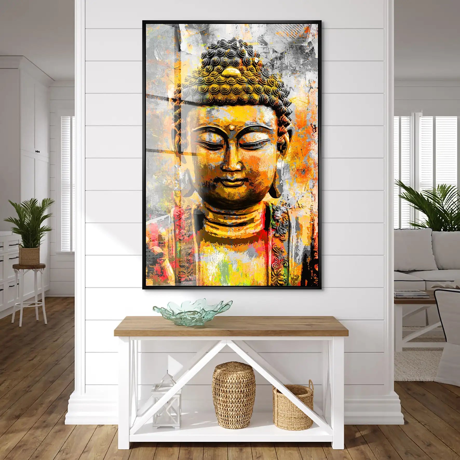 Buddha Boho Style Acrylglas Bild INGALERIE