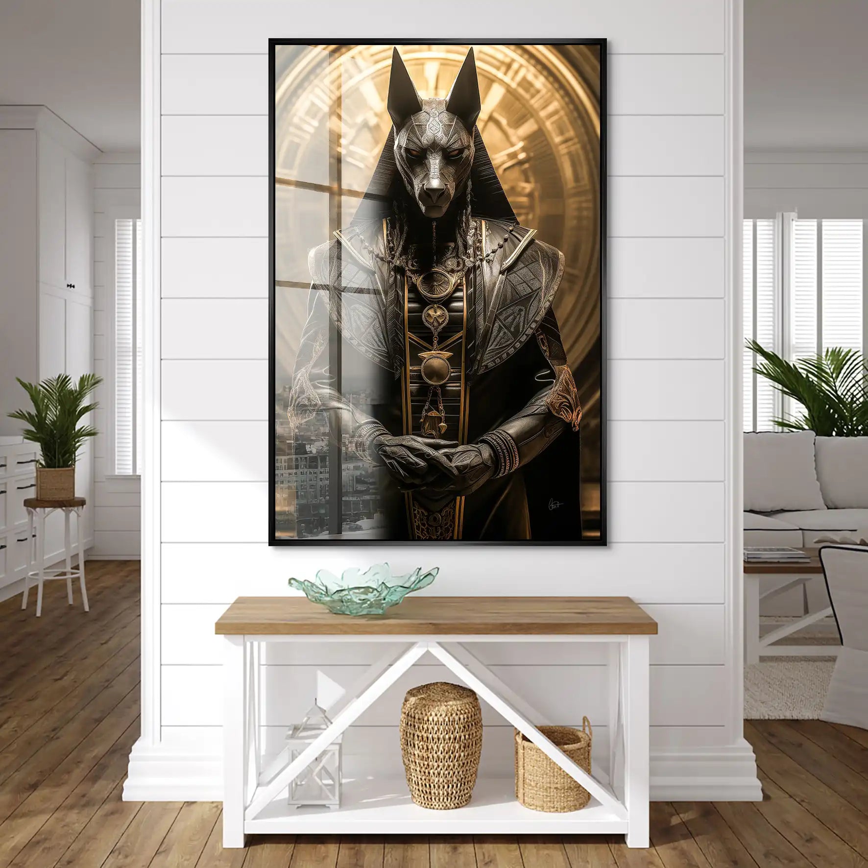 Anubis Mystik Acrylglas Bild INGALERIE