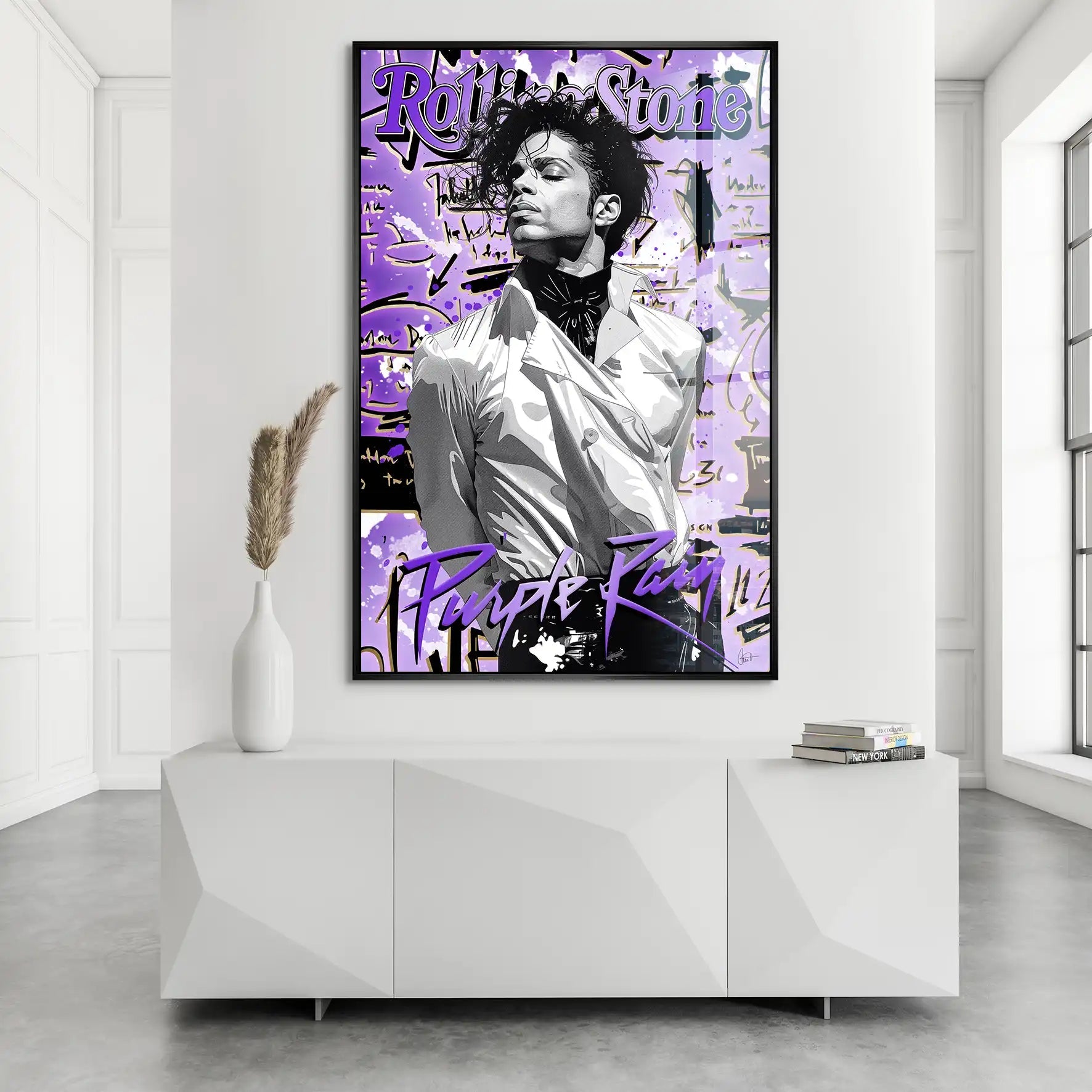 Purple Rain Acrylglas Bild INGALERIE