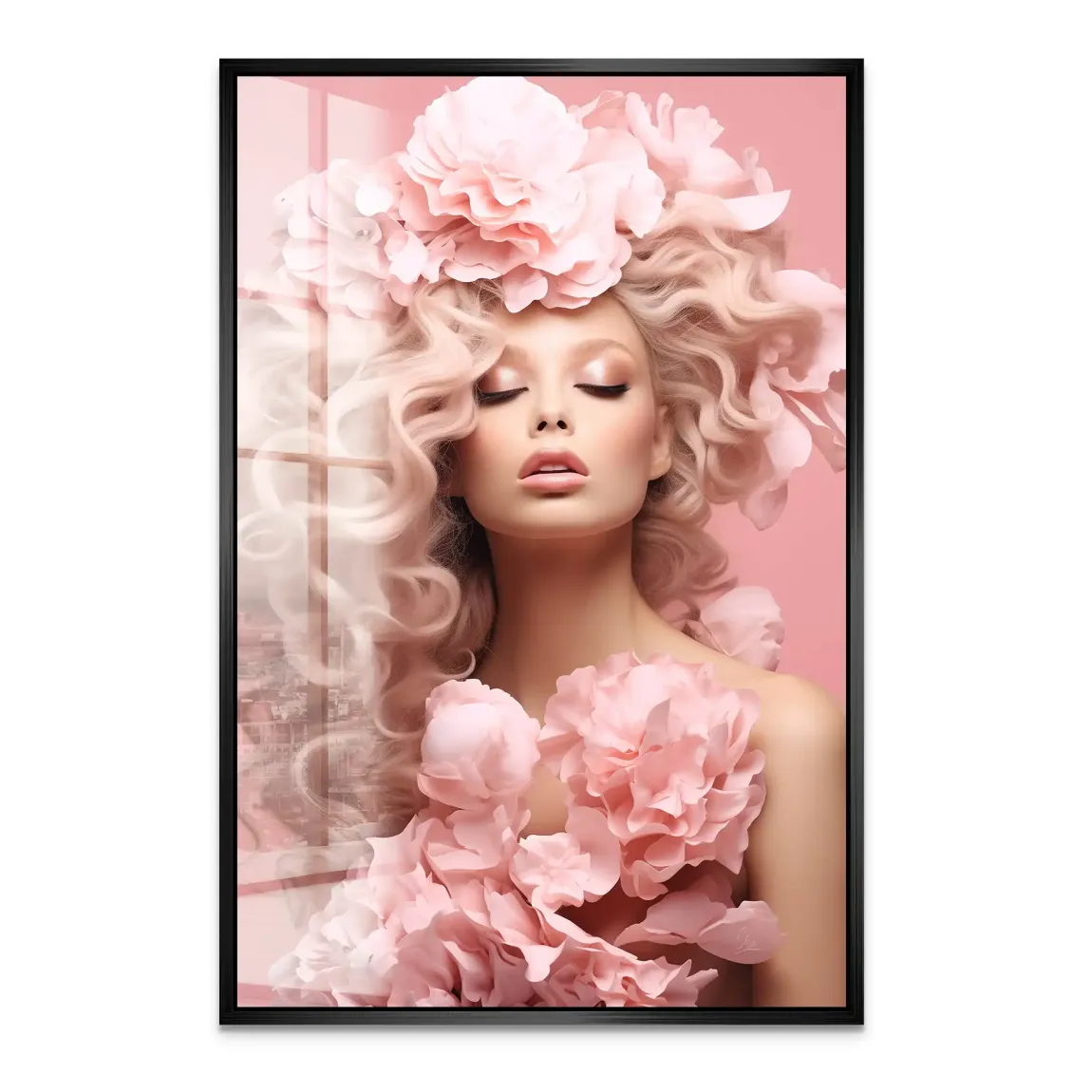 Rose Couture Acrylglas Bild