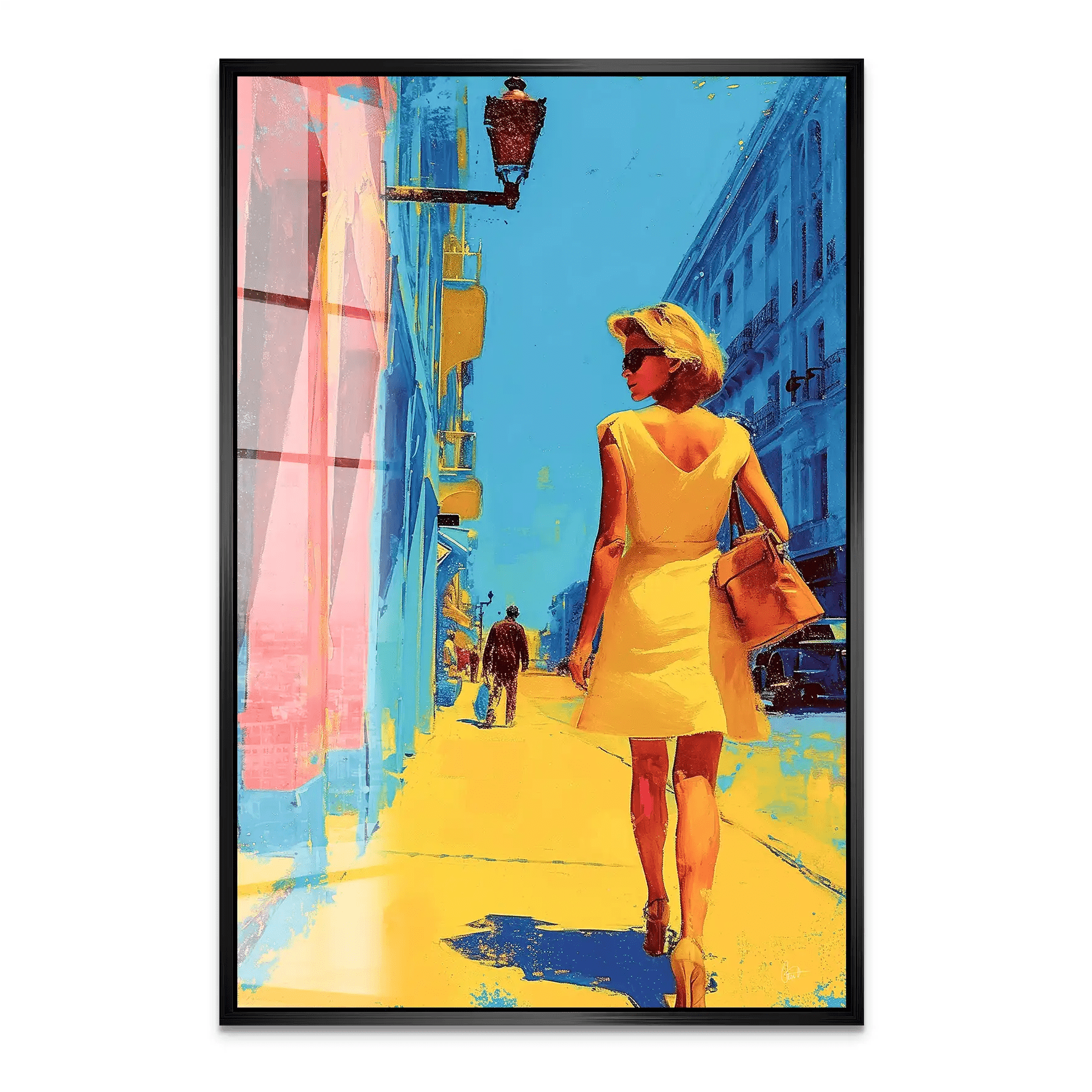 City Walk Pop Art Acrylglas Bild INGALERIE