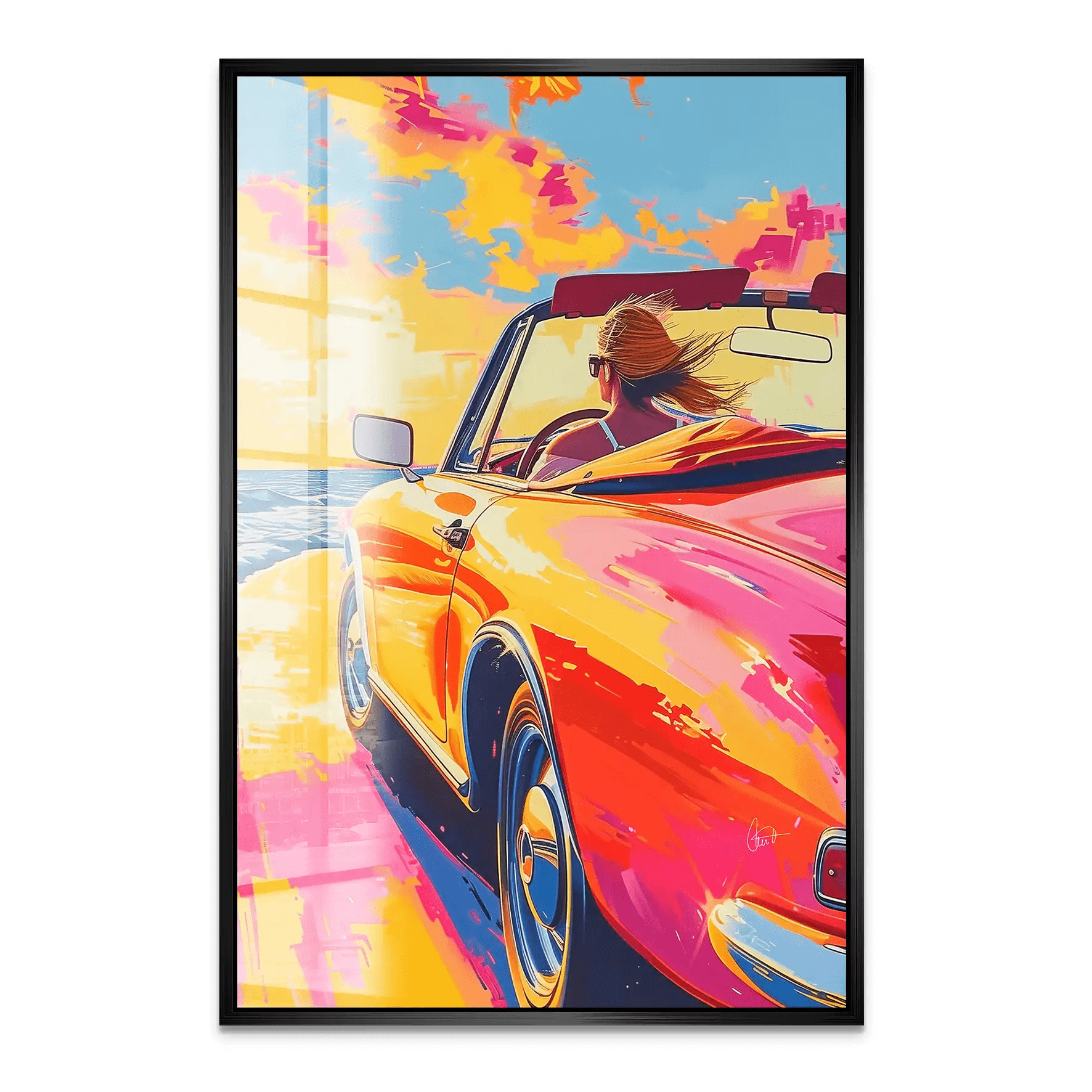 Beach Art Acrylglas Bild INGALERIE