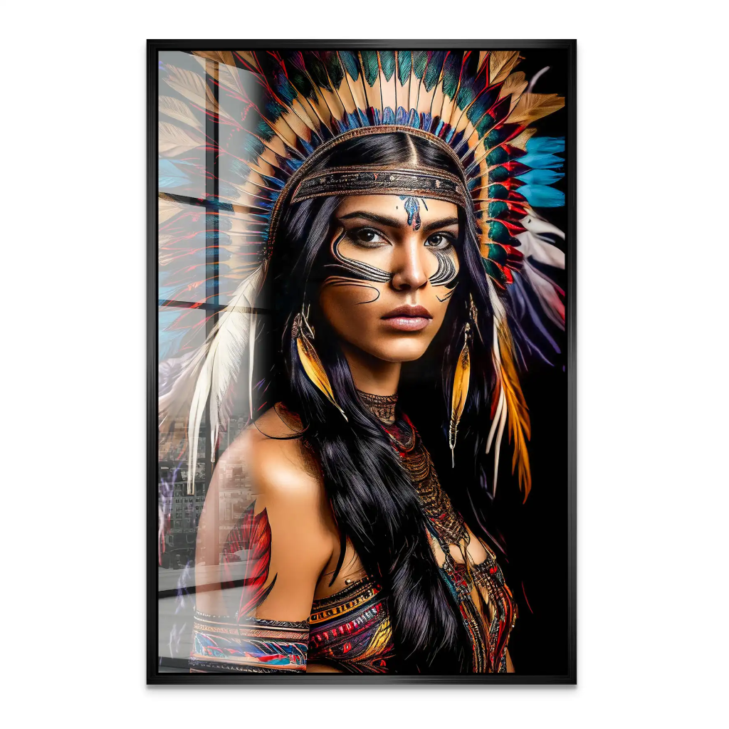 Beauty Apache Acrylglas Bild INGALERIE