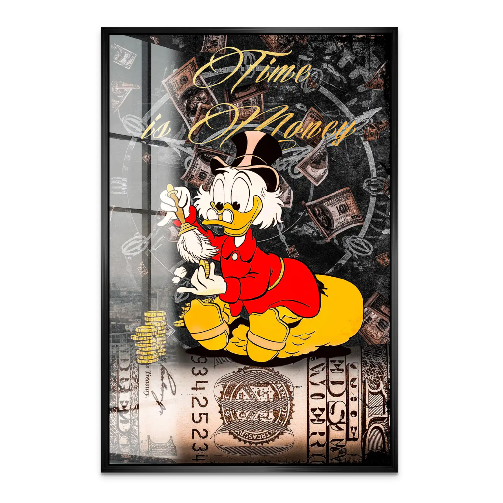 Dagobert Money Style Acrylglas Bild INGALERIE