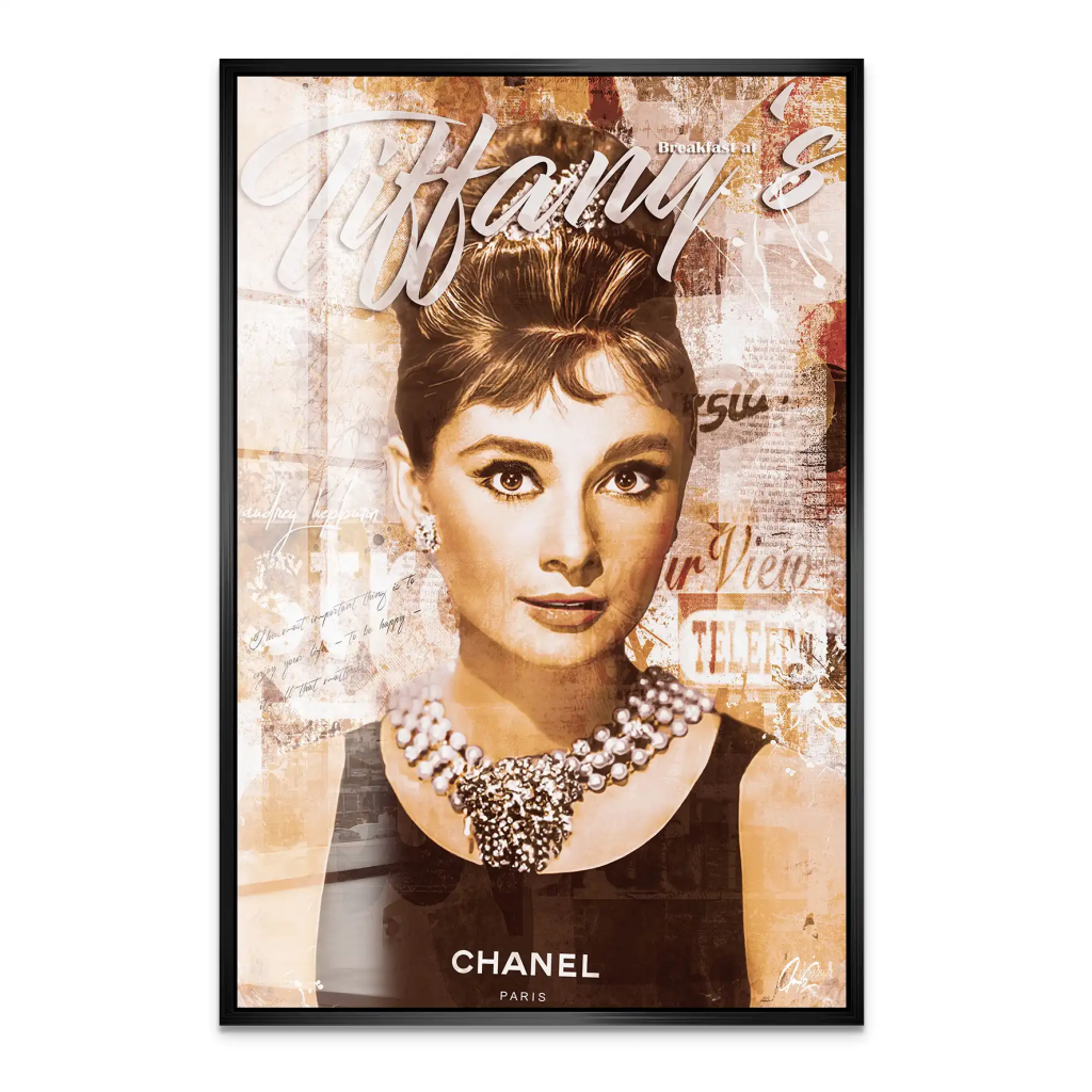 Audrey Tiffany Retro Art Acrylglas Bild INGALERIE