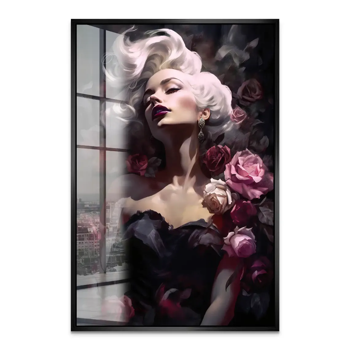 Velvet Rose Marilyn Monroe Acrylglas Bild
