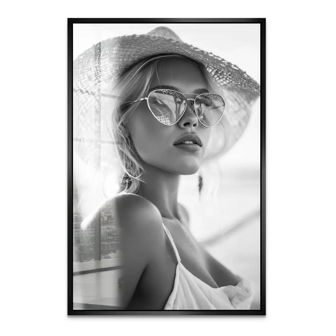 Summer Glam Noir Acrylglas Bild