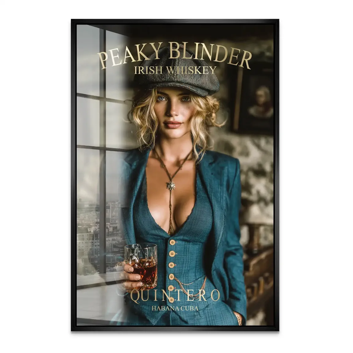 Peaky Blinder Glam Acrylglas Bild