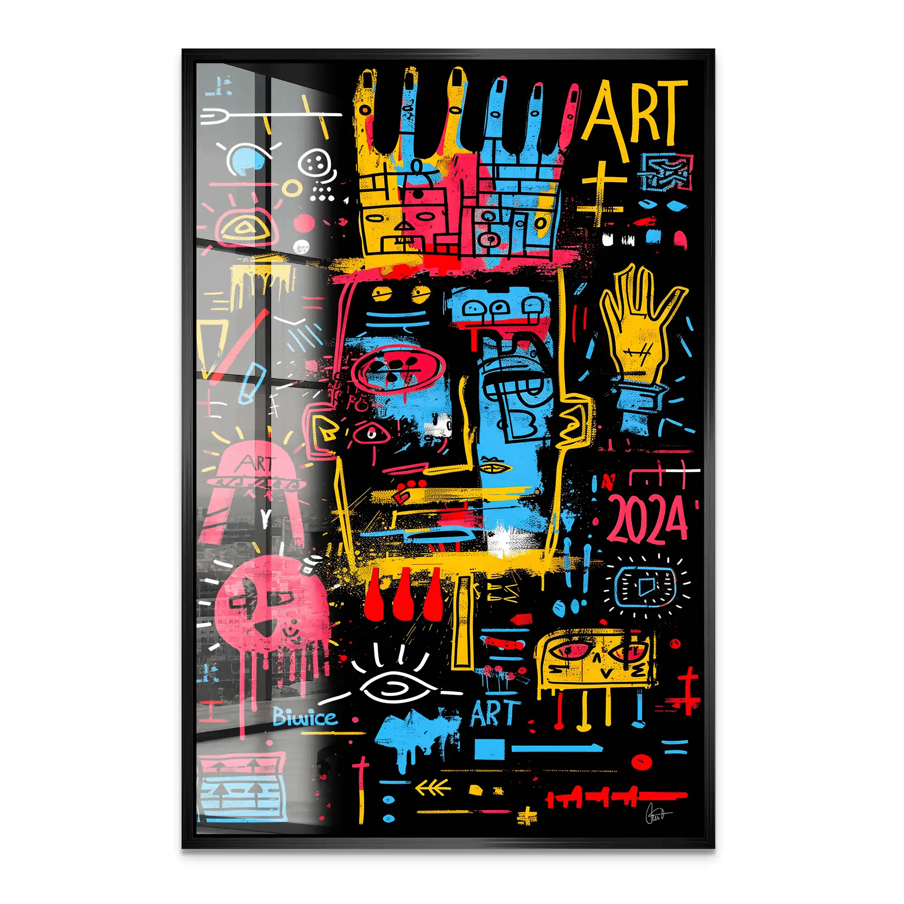 Basquiat Art Acrylglas Bild INGALERIE