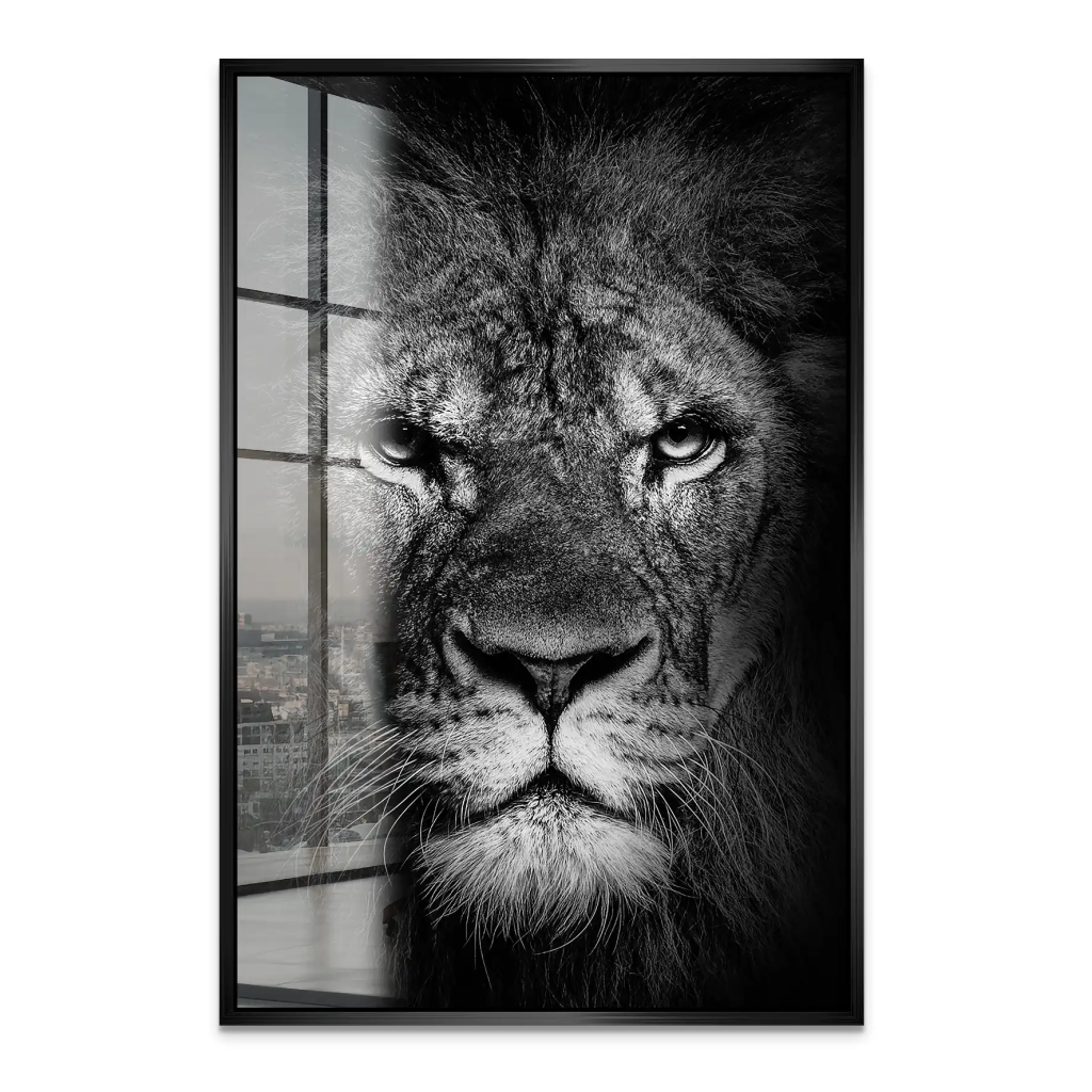 Lion Head Acrylglas Bild INGALERIE