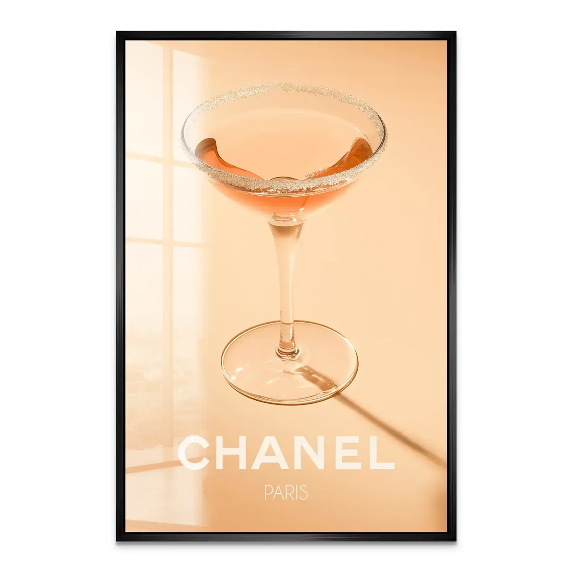 Chanel Glam Cocktail Acrylglas Bild