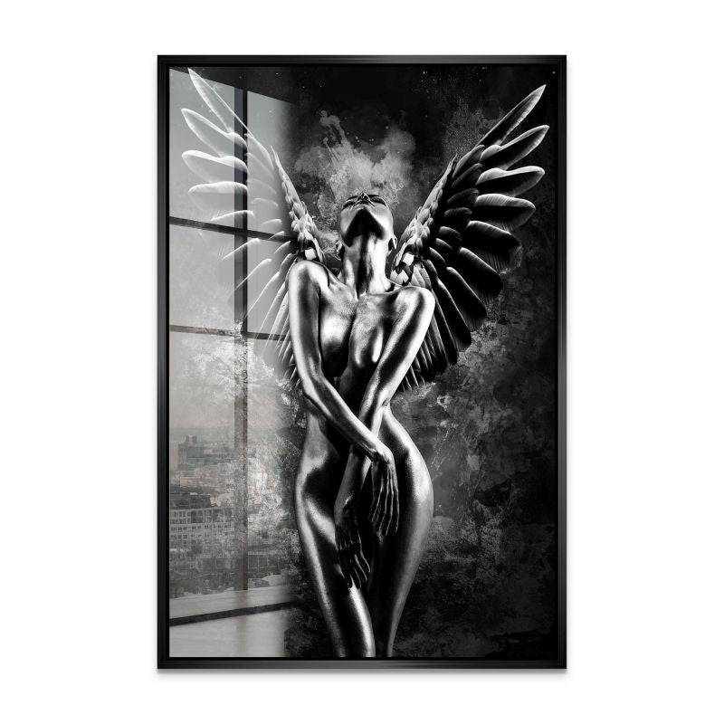 Dark Angel Abstrakt Acrylglas Bild INGALERIE