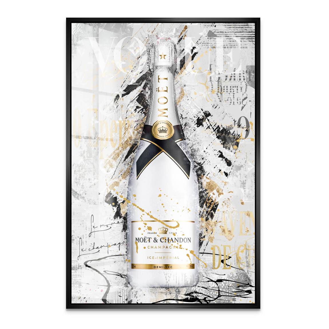Champagner Prestige Acrylglasbild
