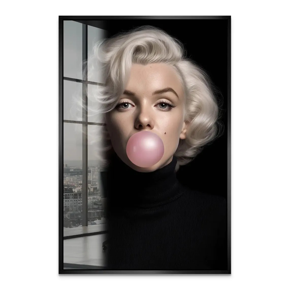 Marilyn Bubble Glamour Acrylglas Bild