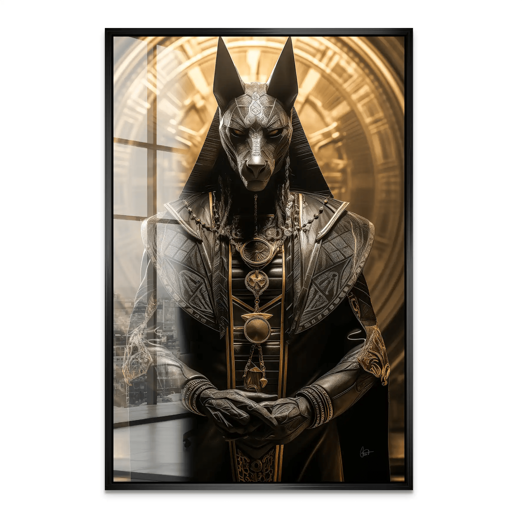 Anubis Mystik Acrylglas Bild INGALERIE