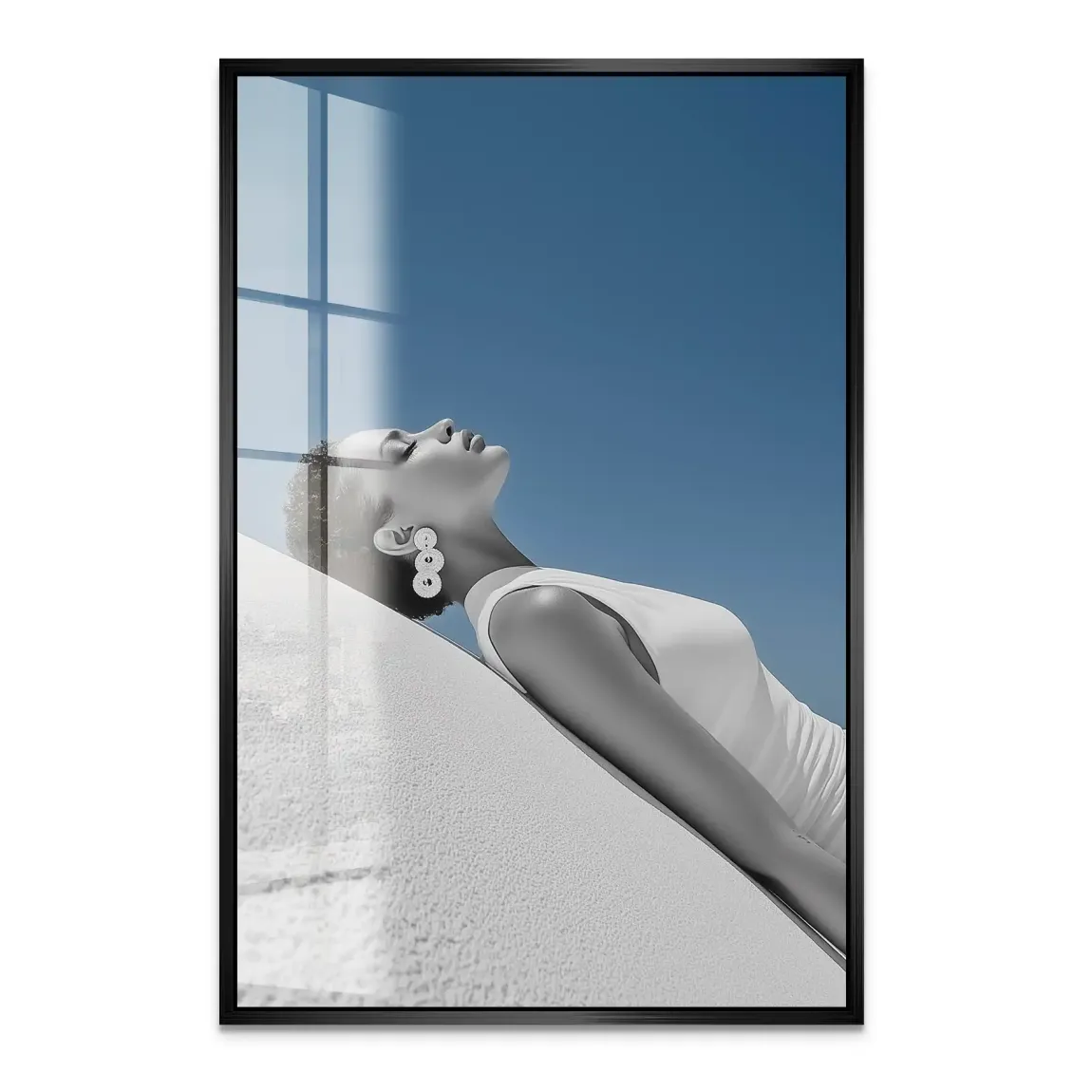 Sun Girl Acrylglasbild