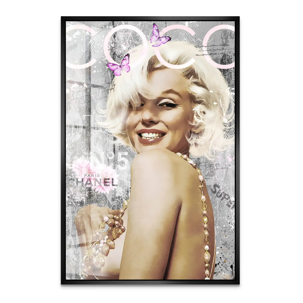 Marilyn Coco Acrylglas Bild INGALERIE