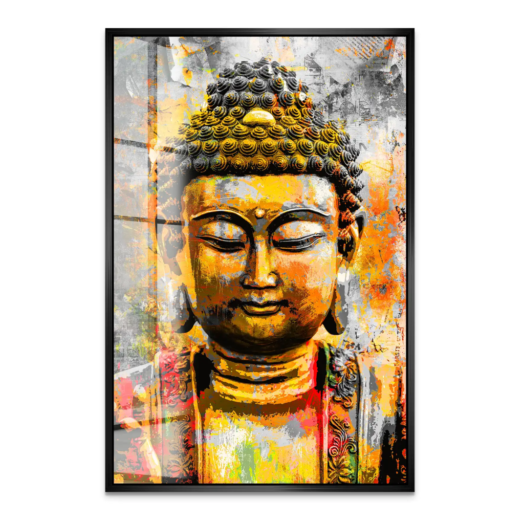 Buddha Boho Style Acrylglas Bild INGALERIE