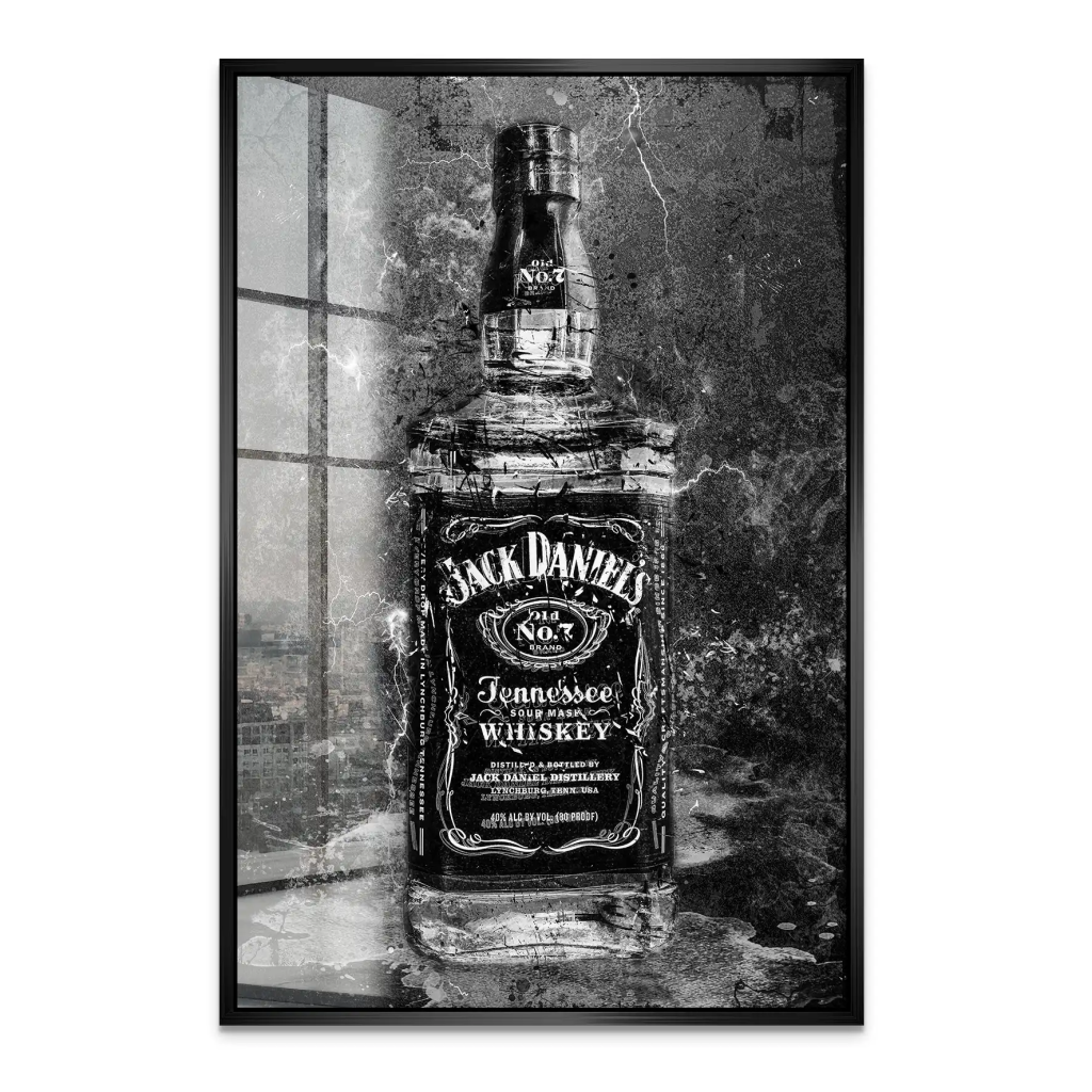 Jack Whisky Black Style Acrylglas Bild INGALERIE