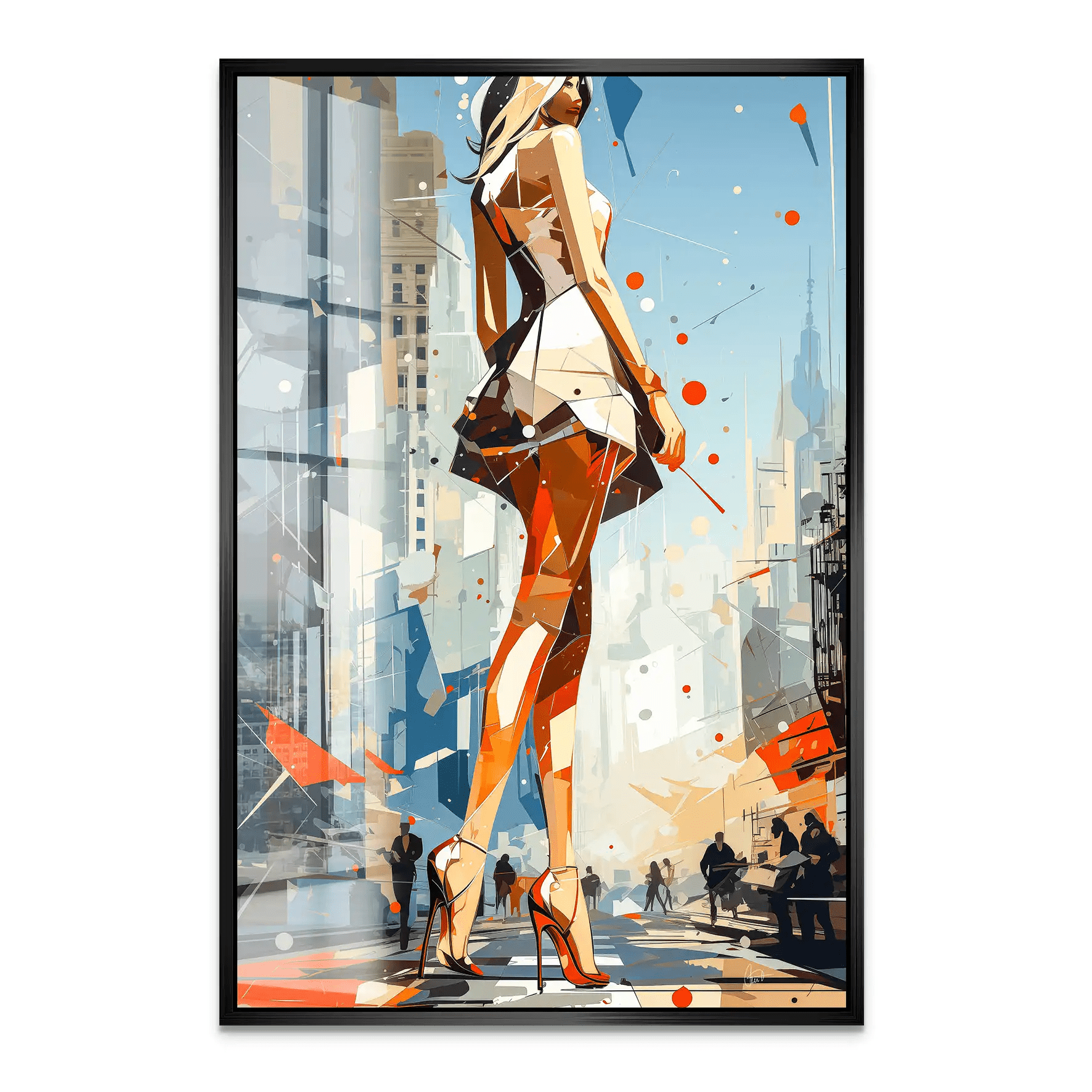 City Walk New York Pop Art Acrylglas Bild INGALERIE