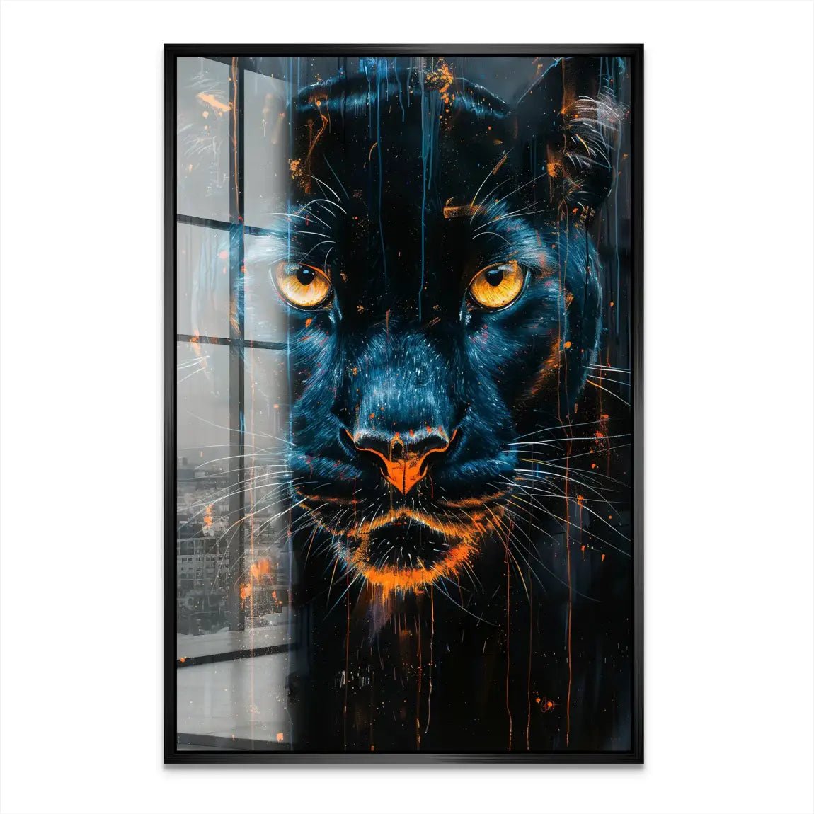 Black Panther Acrylglas Bild INGALERIE