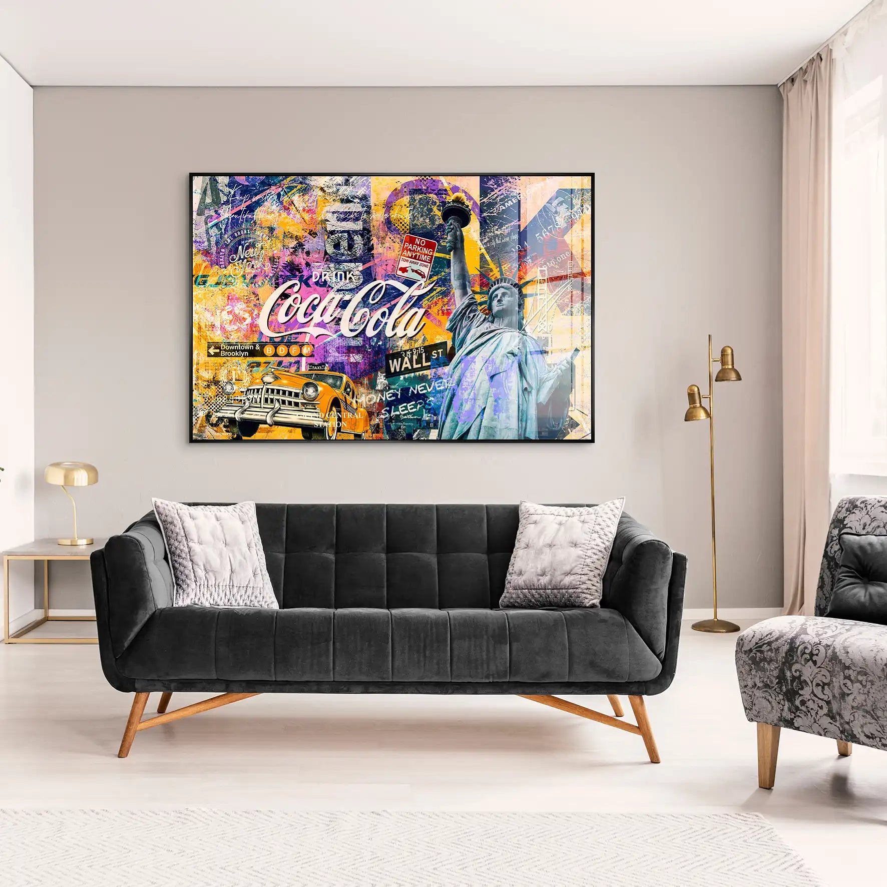 New York Pop Art Acrylglas Bild INGALERIE
