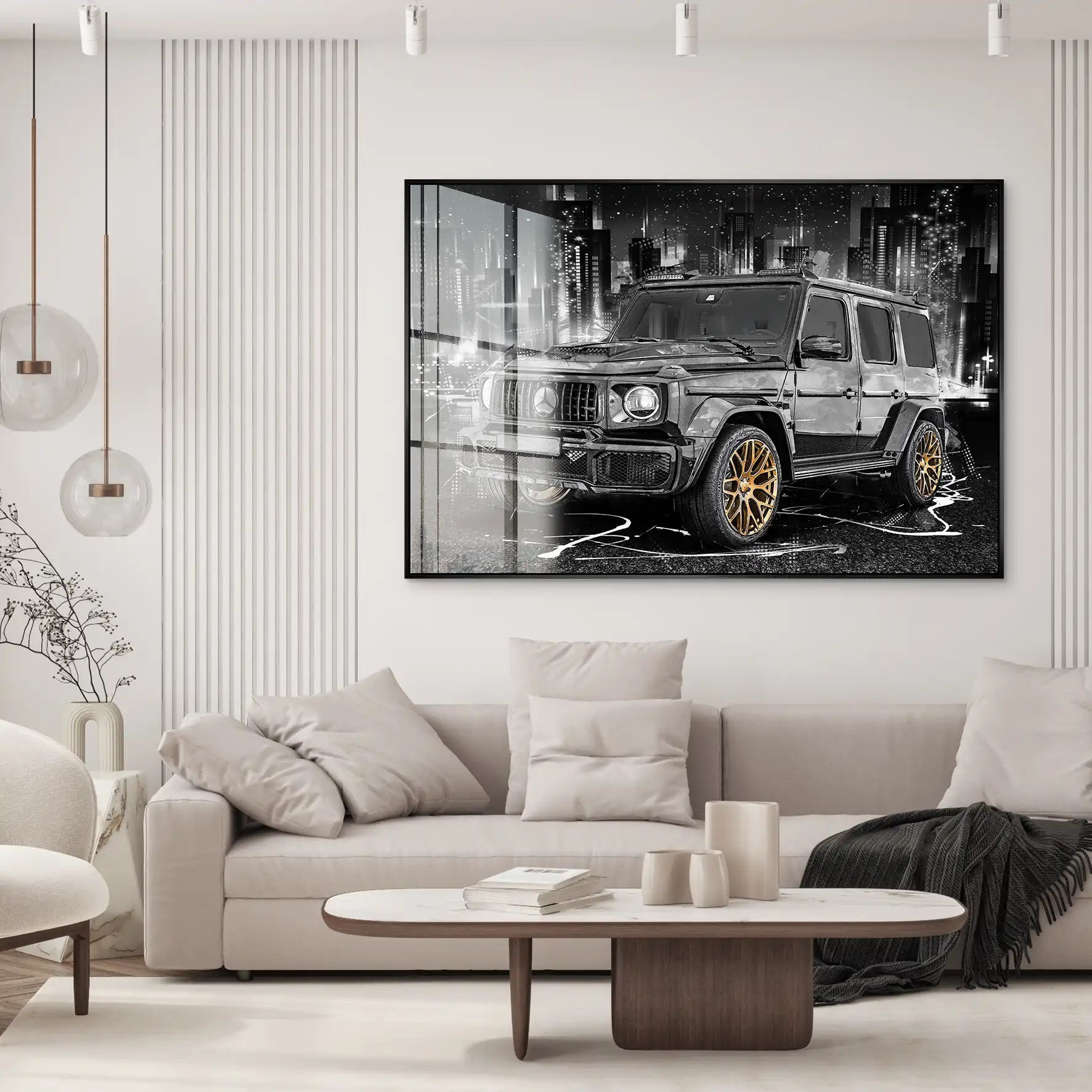 Mercedes G63 Abstrakt Style Acrylglas Bild INGALERIE