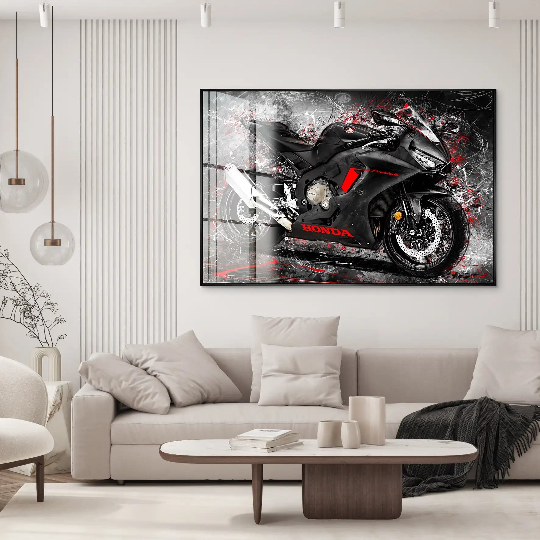 Honda CBR 1000 RR Fireblade Acrylglas Bild INGALERIE