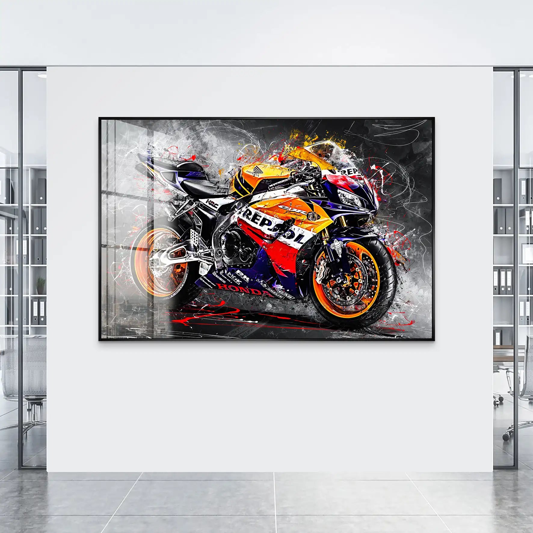 Honda Repsol SC57 Acrylglas Bild INGALERIE